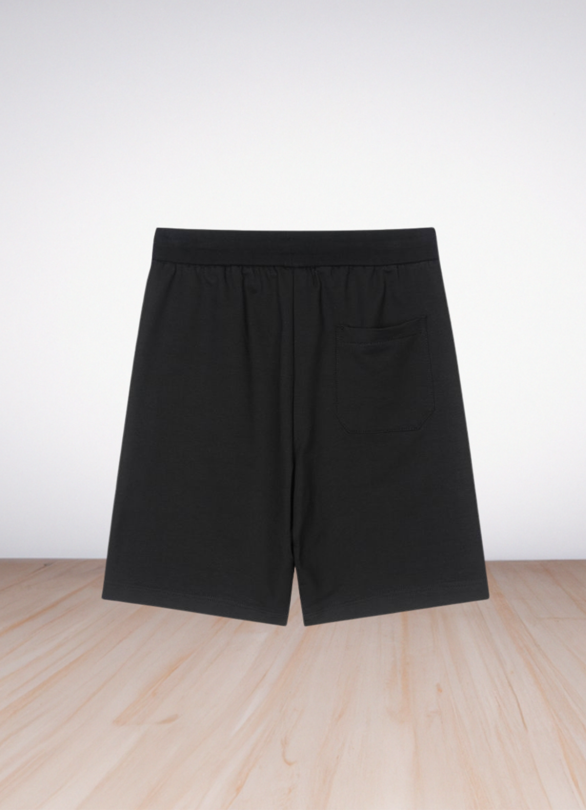 מכנסי שורטס Casablanca בצבע שחור עם הדפס לוגו צבעוני