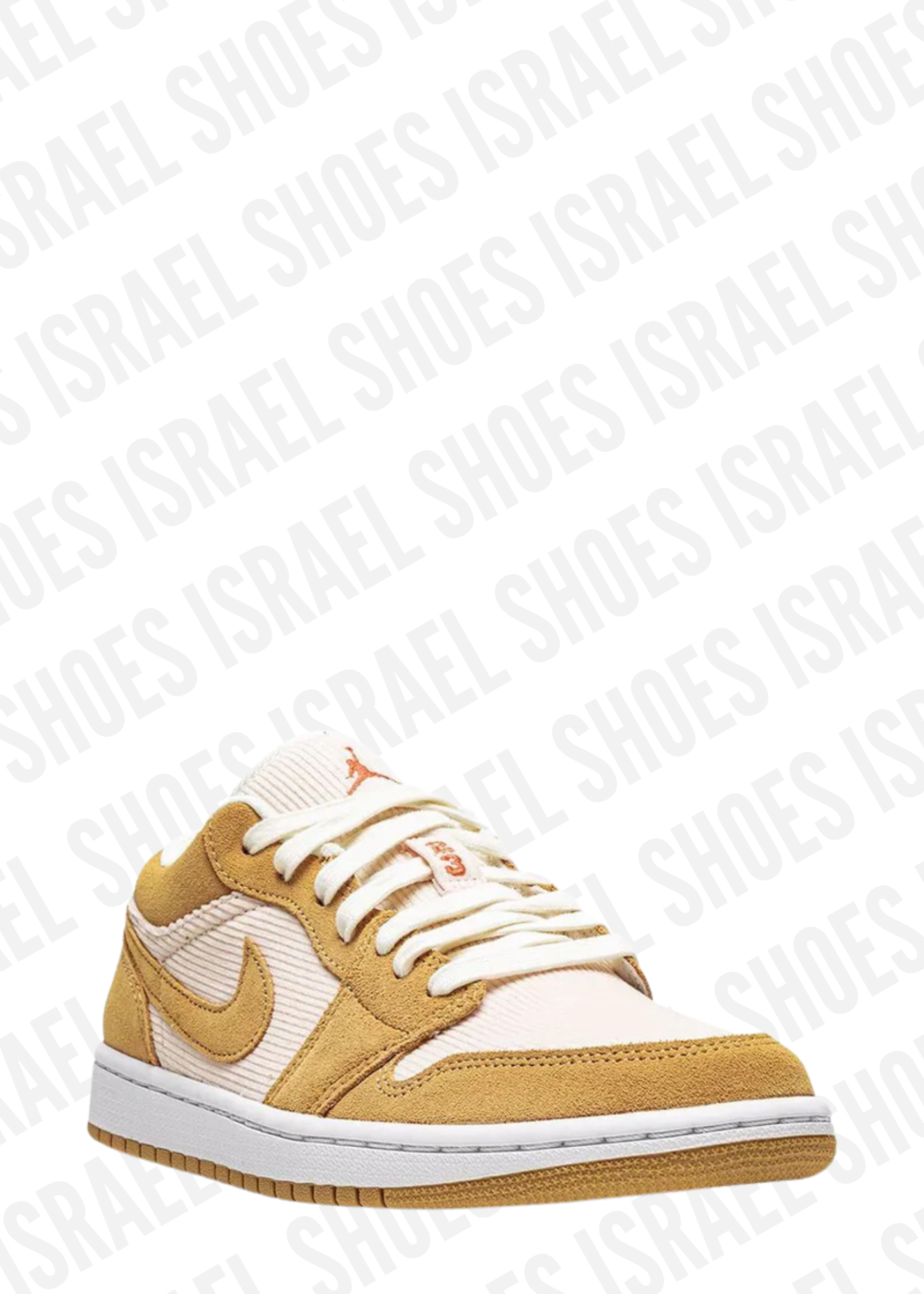 Jordan 1 Low "Twine Orange Quartz Corduroy" sneakers