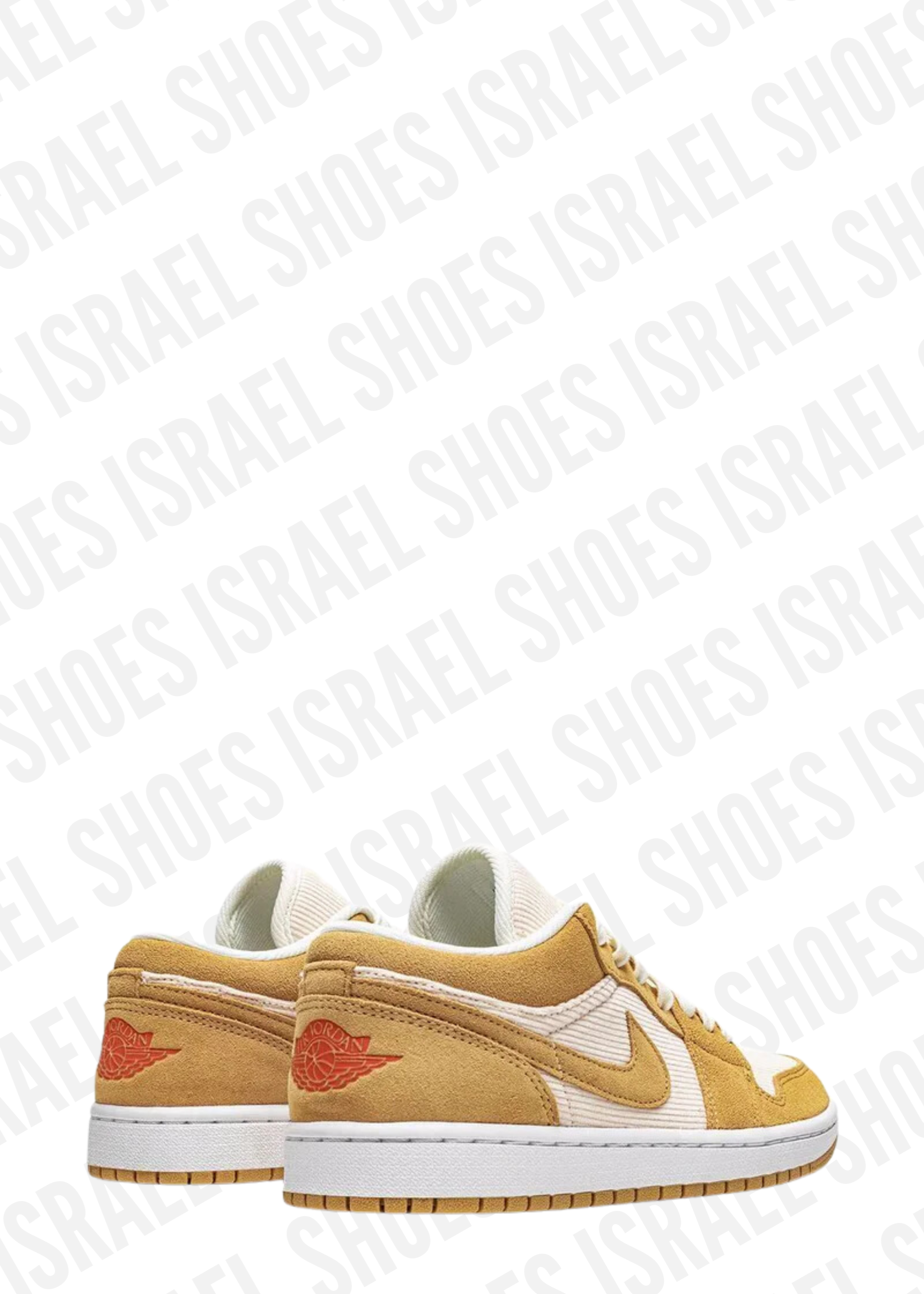 Jordan 1 Low "Twine Orange Quartz Corduroy" sneakers
