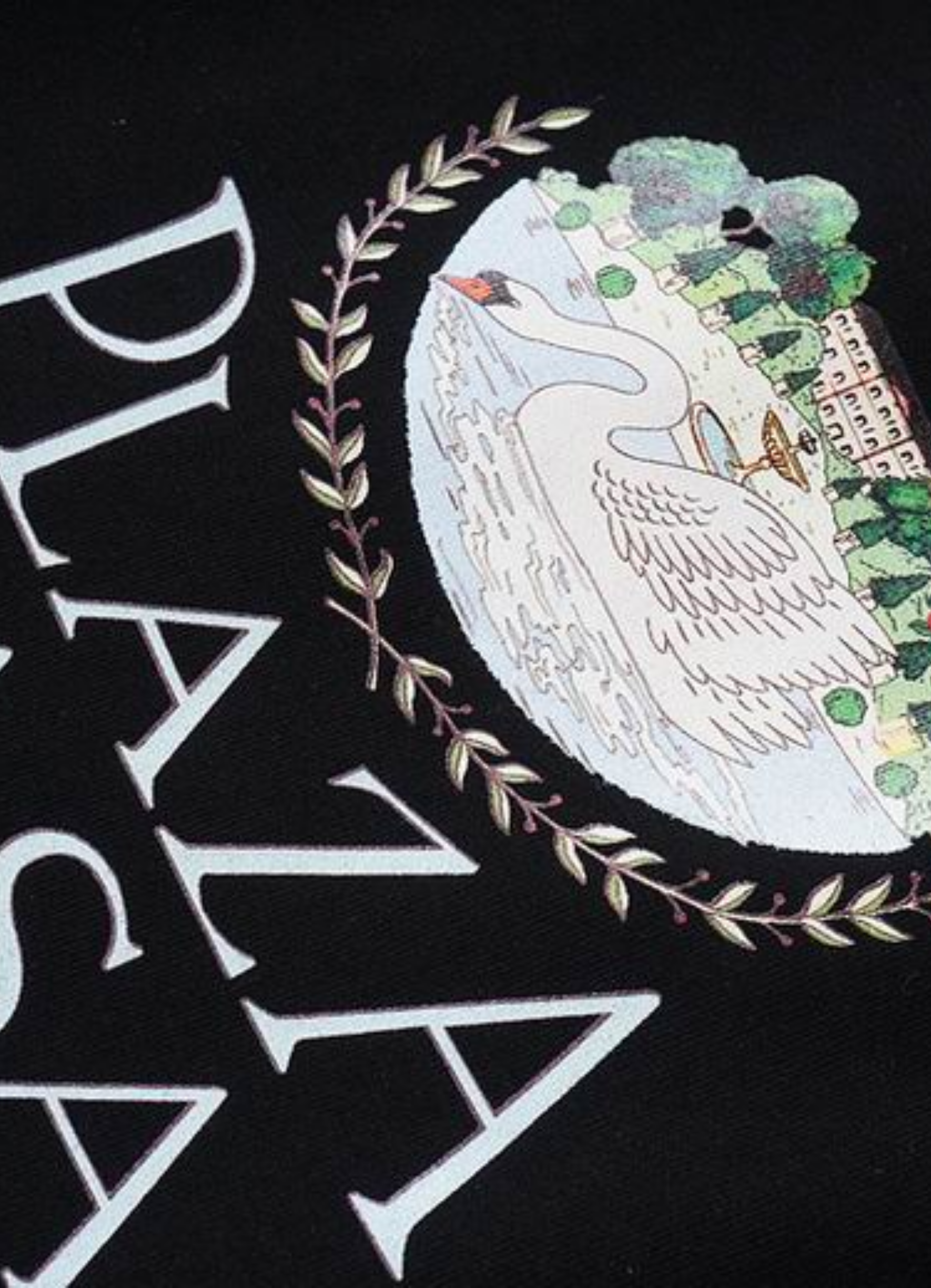 Logo print long pants