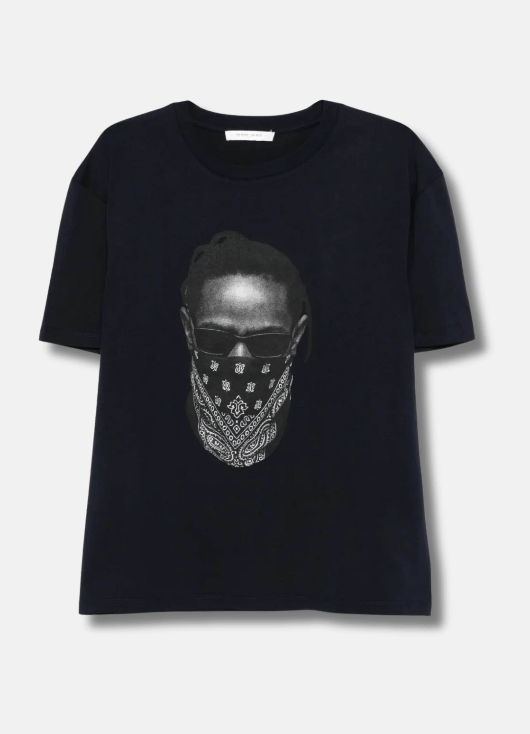 bandana-print graphic T-shirt