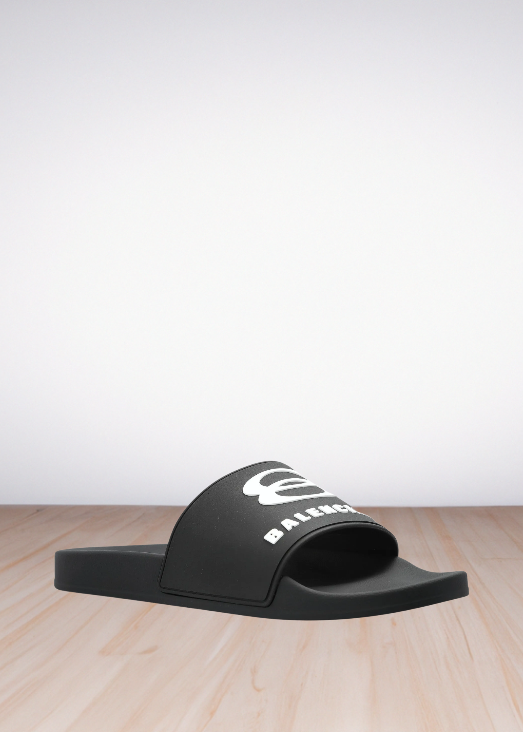 logo-embossed pool slides