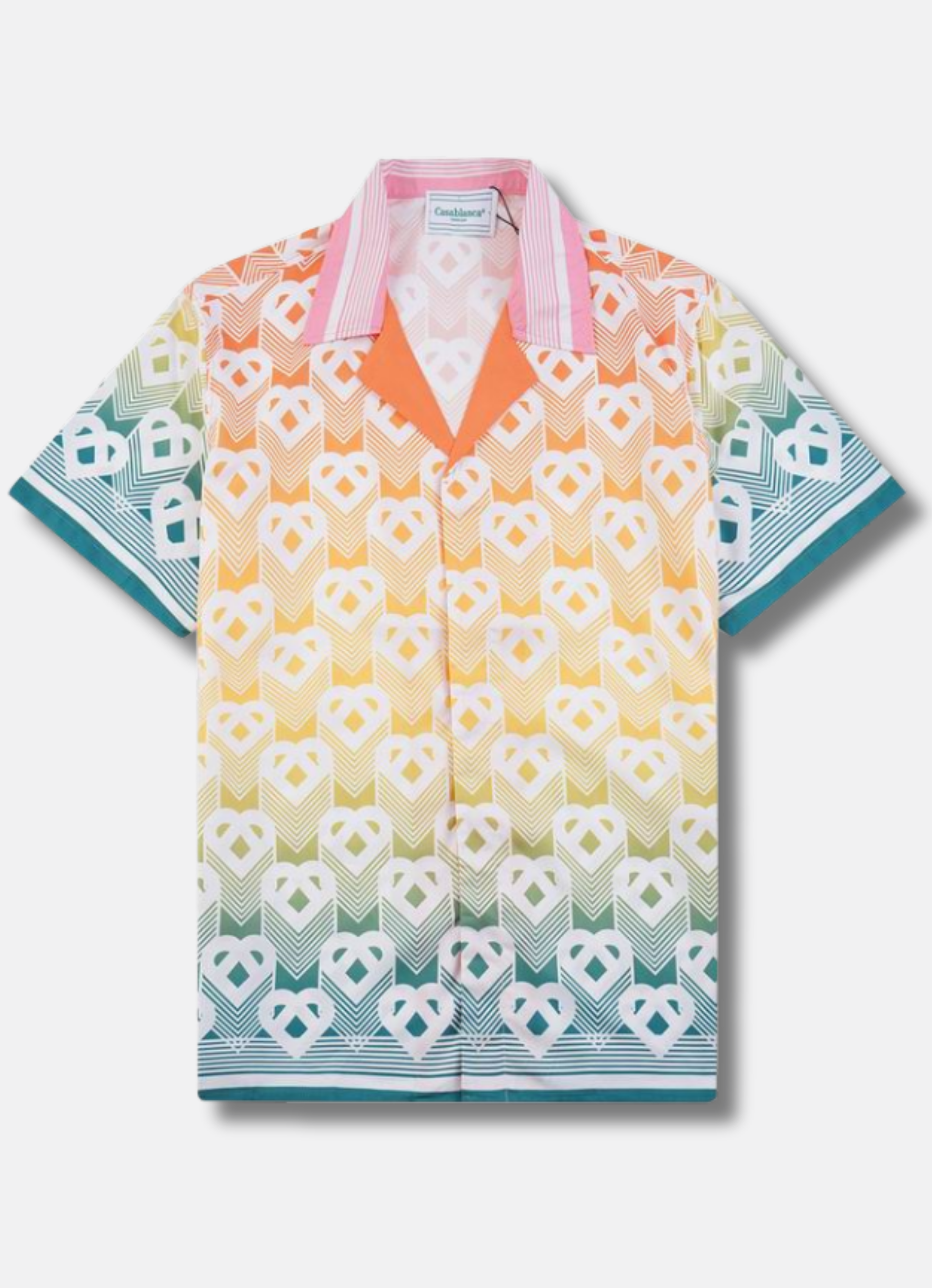 Short-Sleeve Silk Shirt
