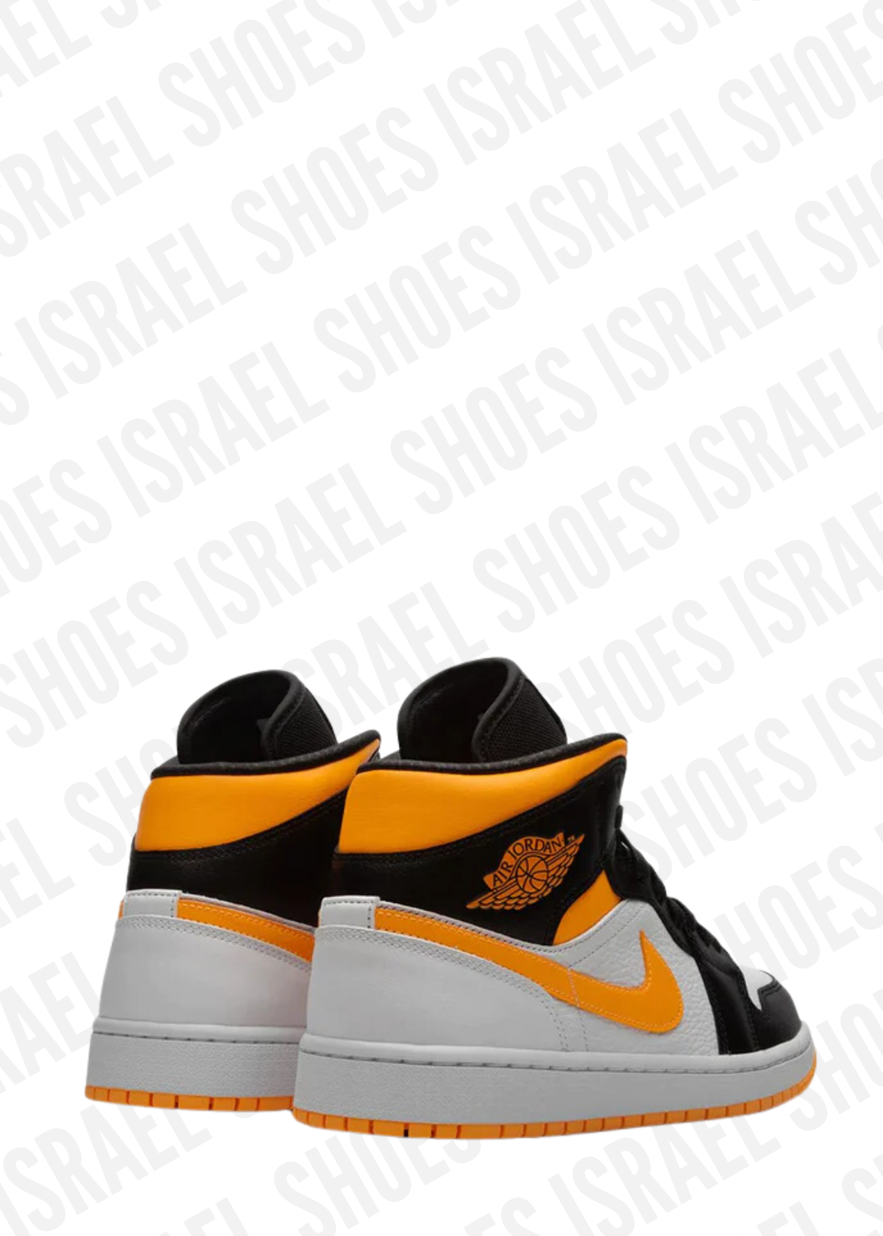 Air Jordan 1 Mid "White Laser Orange" sneakers