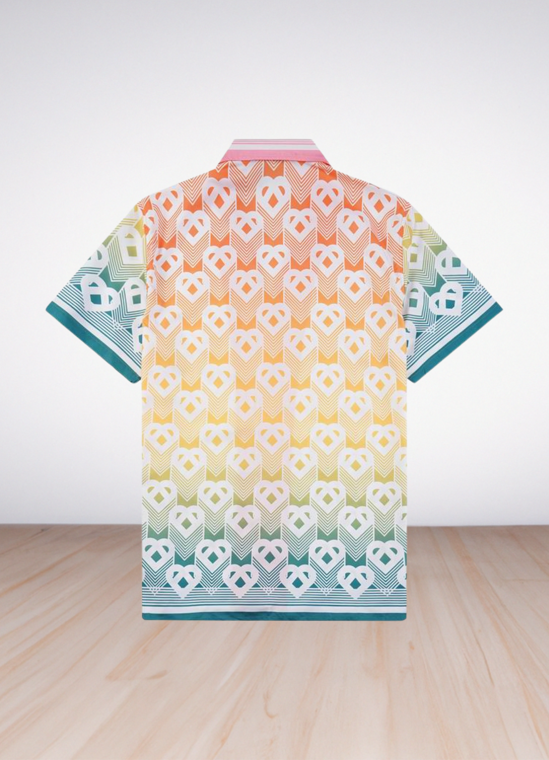 Short-Sleeve Silk Shirt
