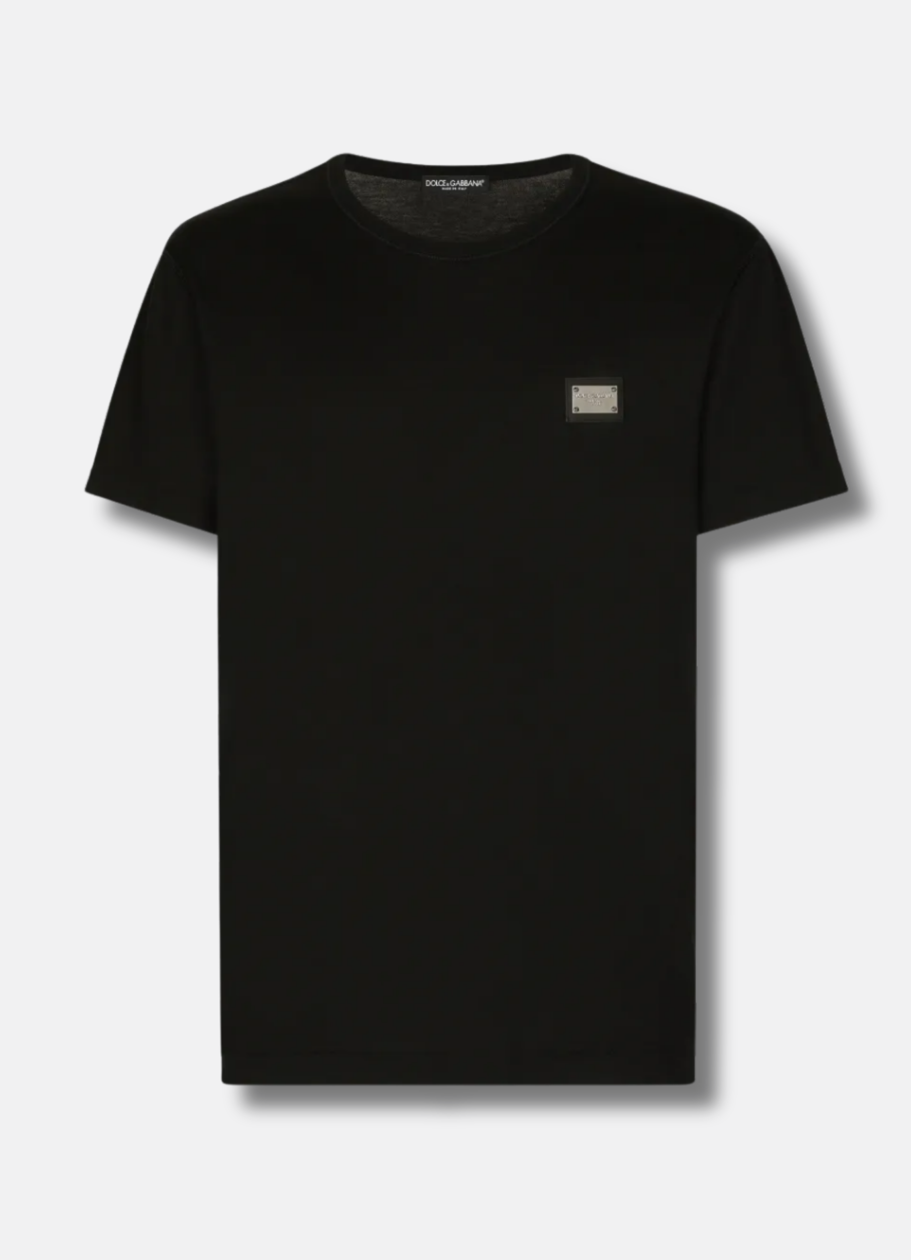 cotton T-shirt with branded tag