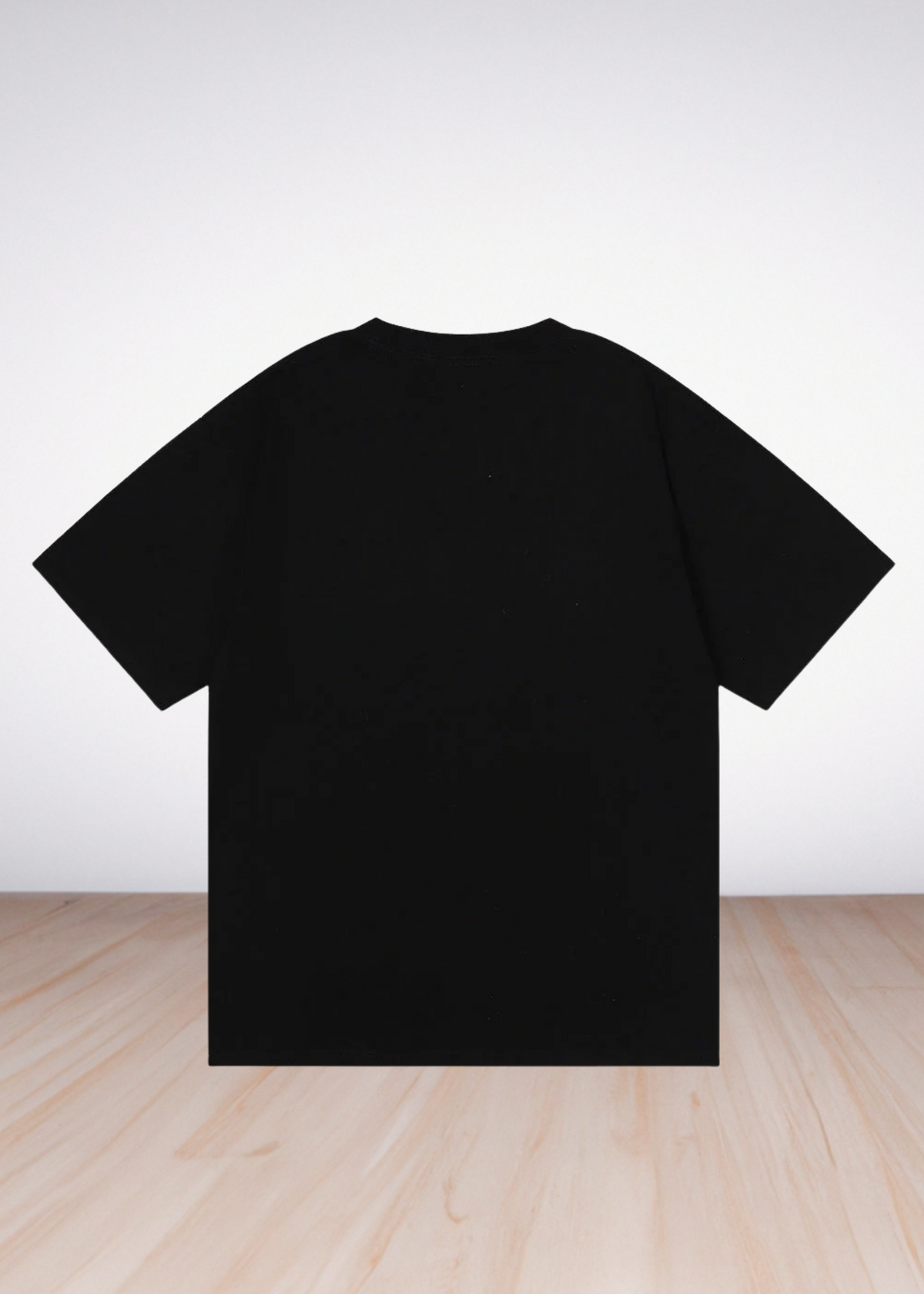 Logo Print T shirt Black