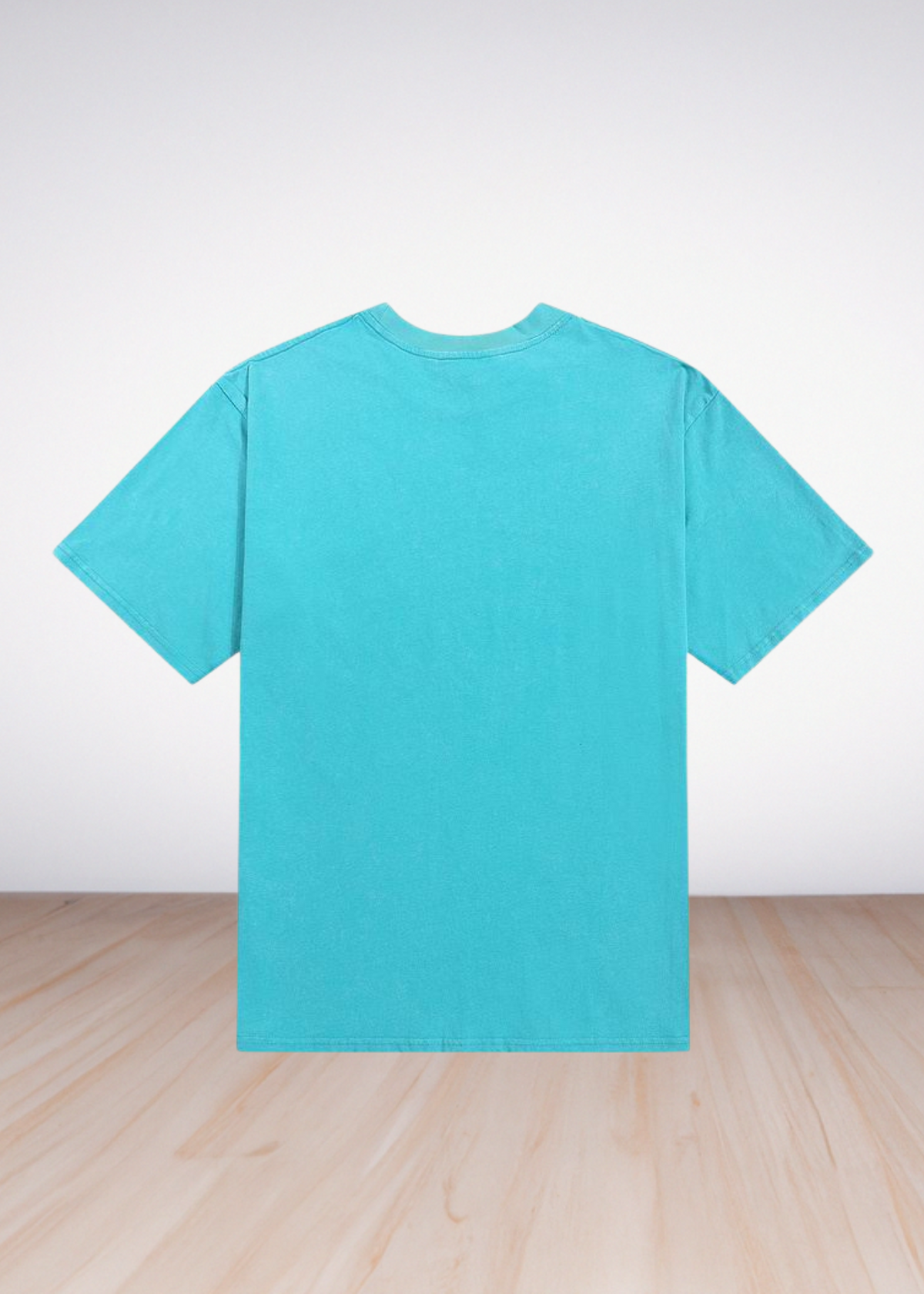 Logo Print T shirt Blue
