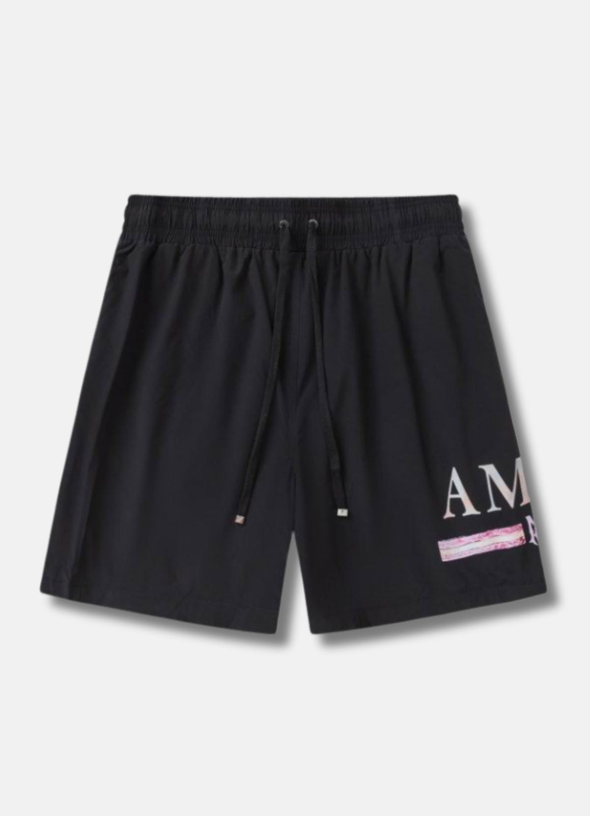 Logo Print Shorts Black