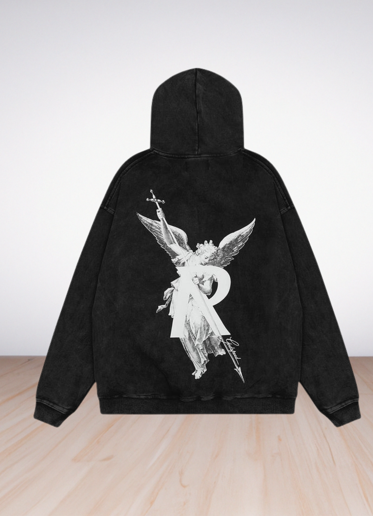 Archangel Initial Hoodie