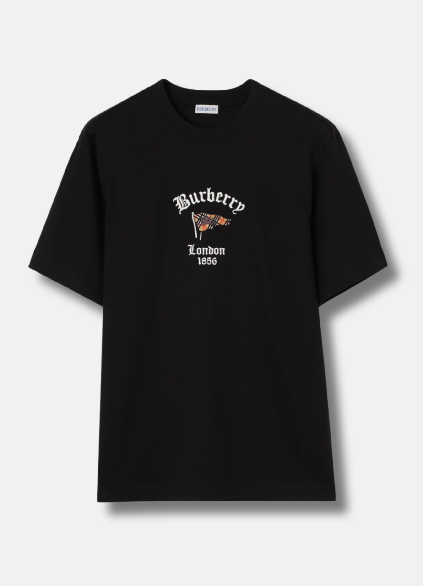 Check Flag Cotton T-shirt