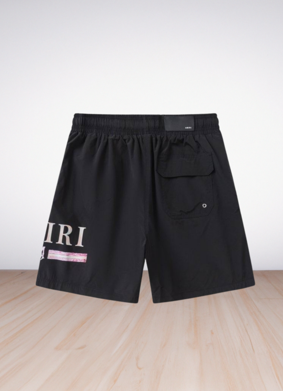 Logo Print Shorts Black