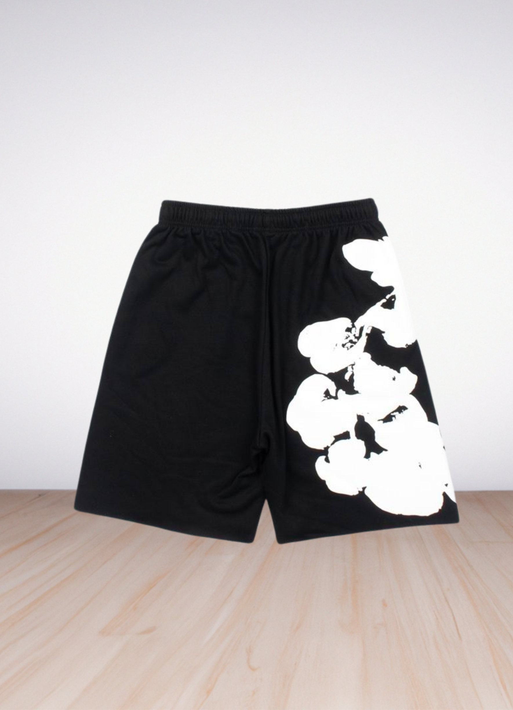 Big Cotton Wreath Sweat Shorts 'Black'
