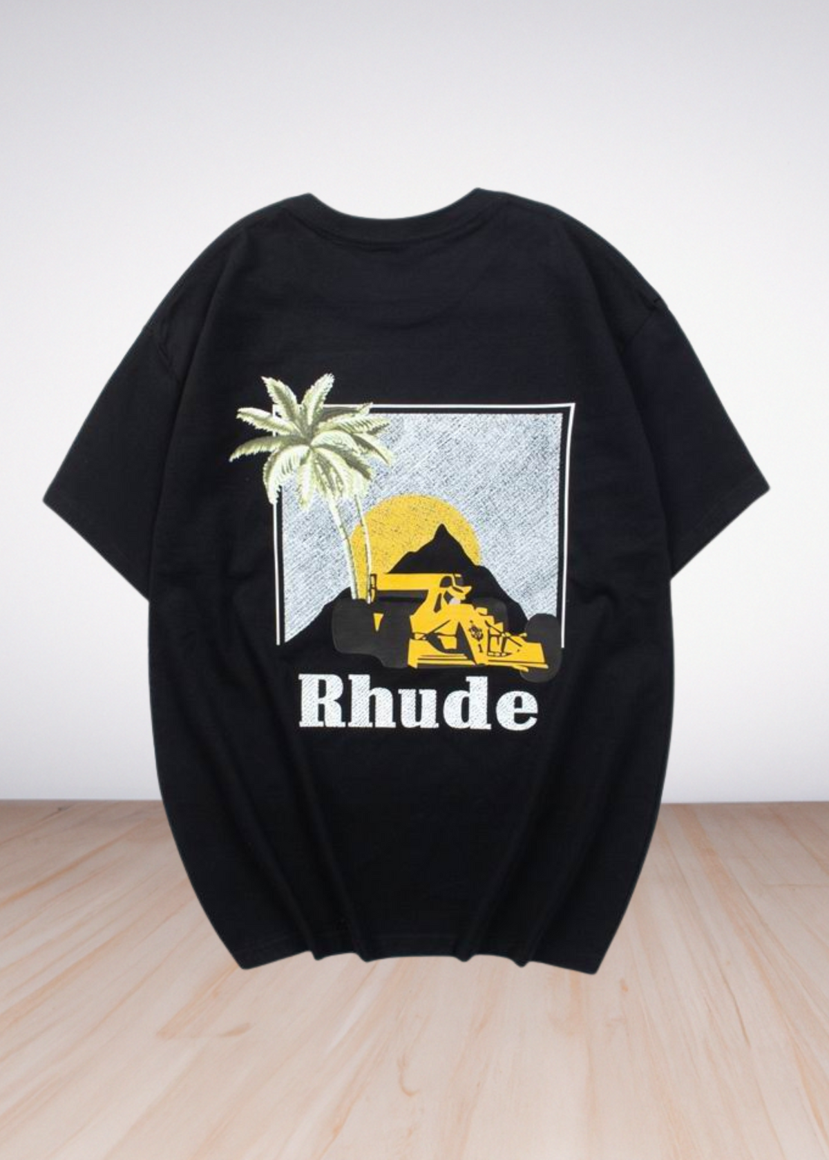 Logo Print T shirt Black