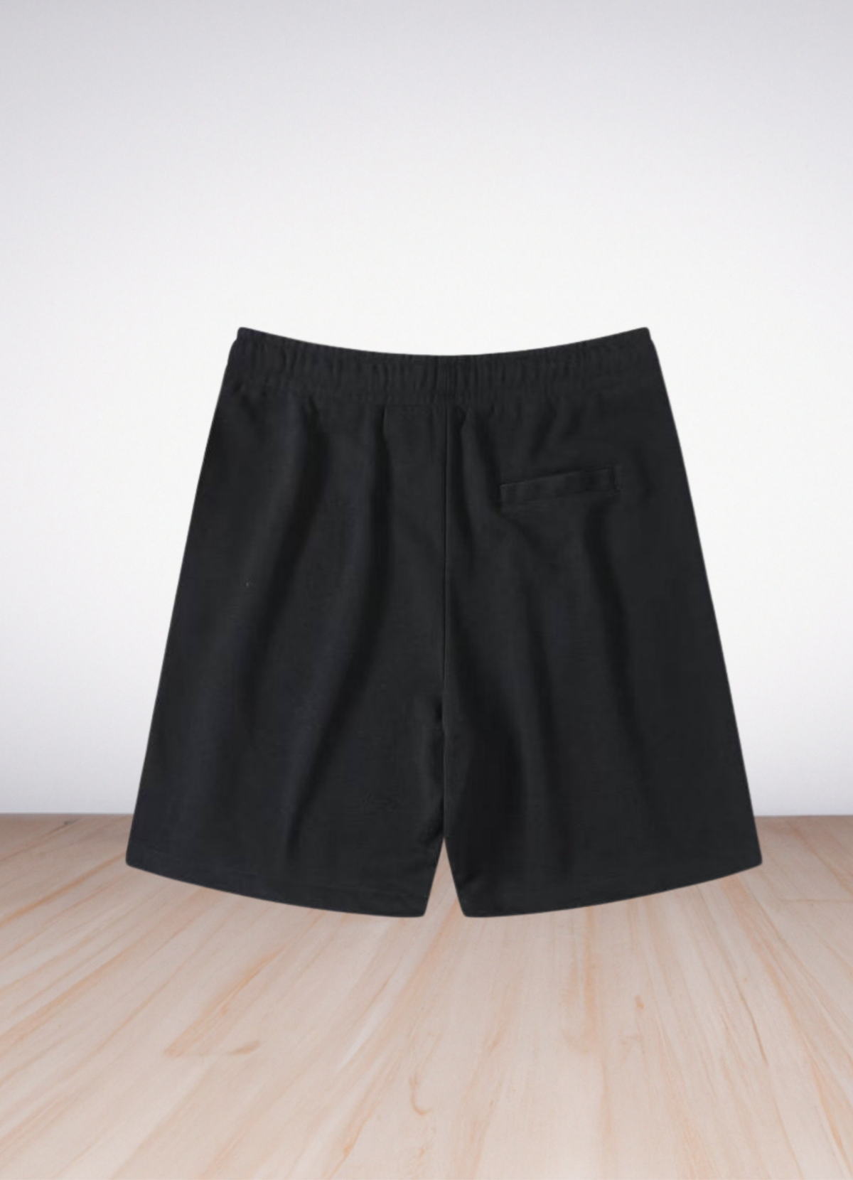 Logo Print Shorts Black