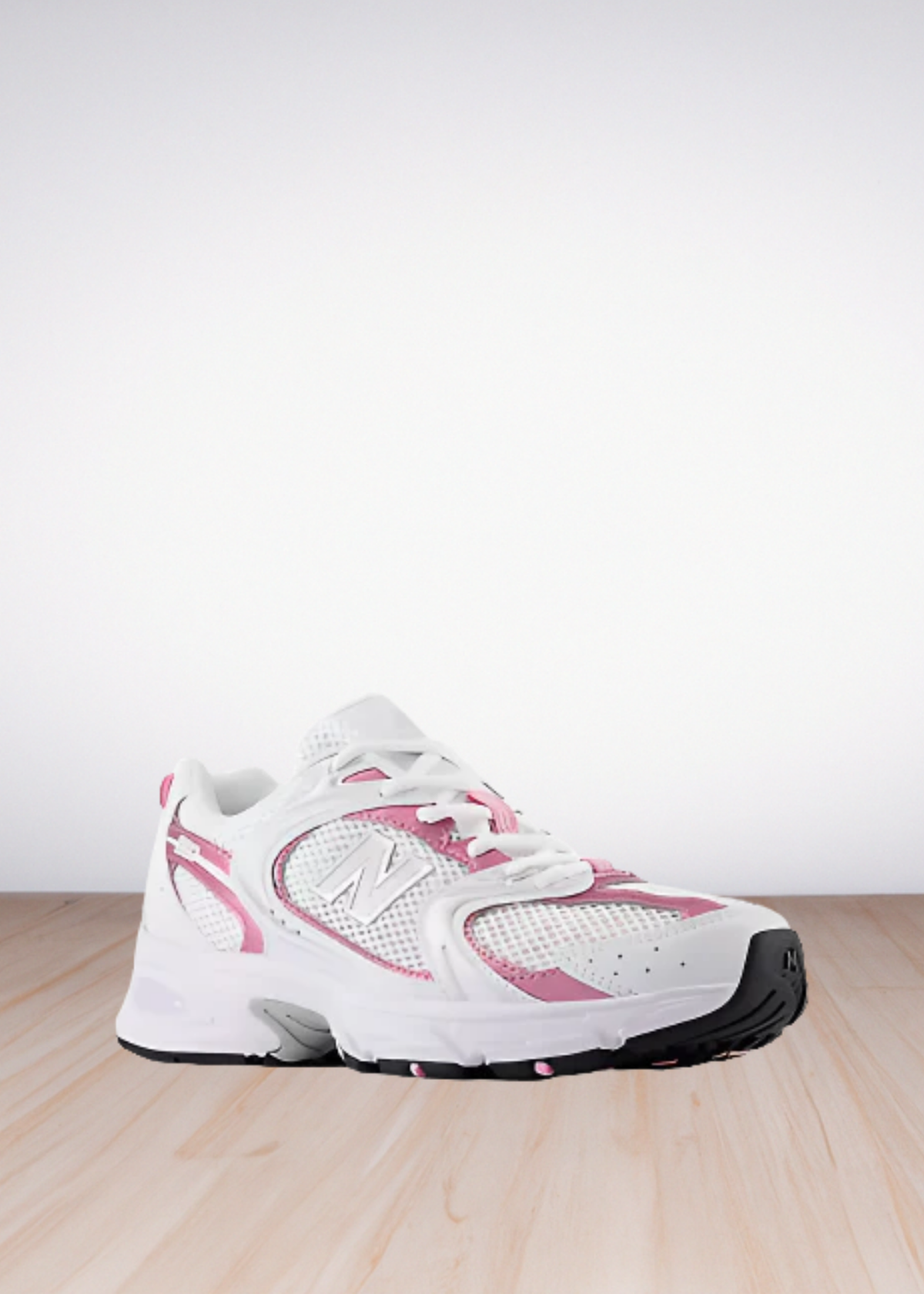 530 White/Metallic Rose