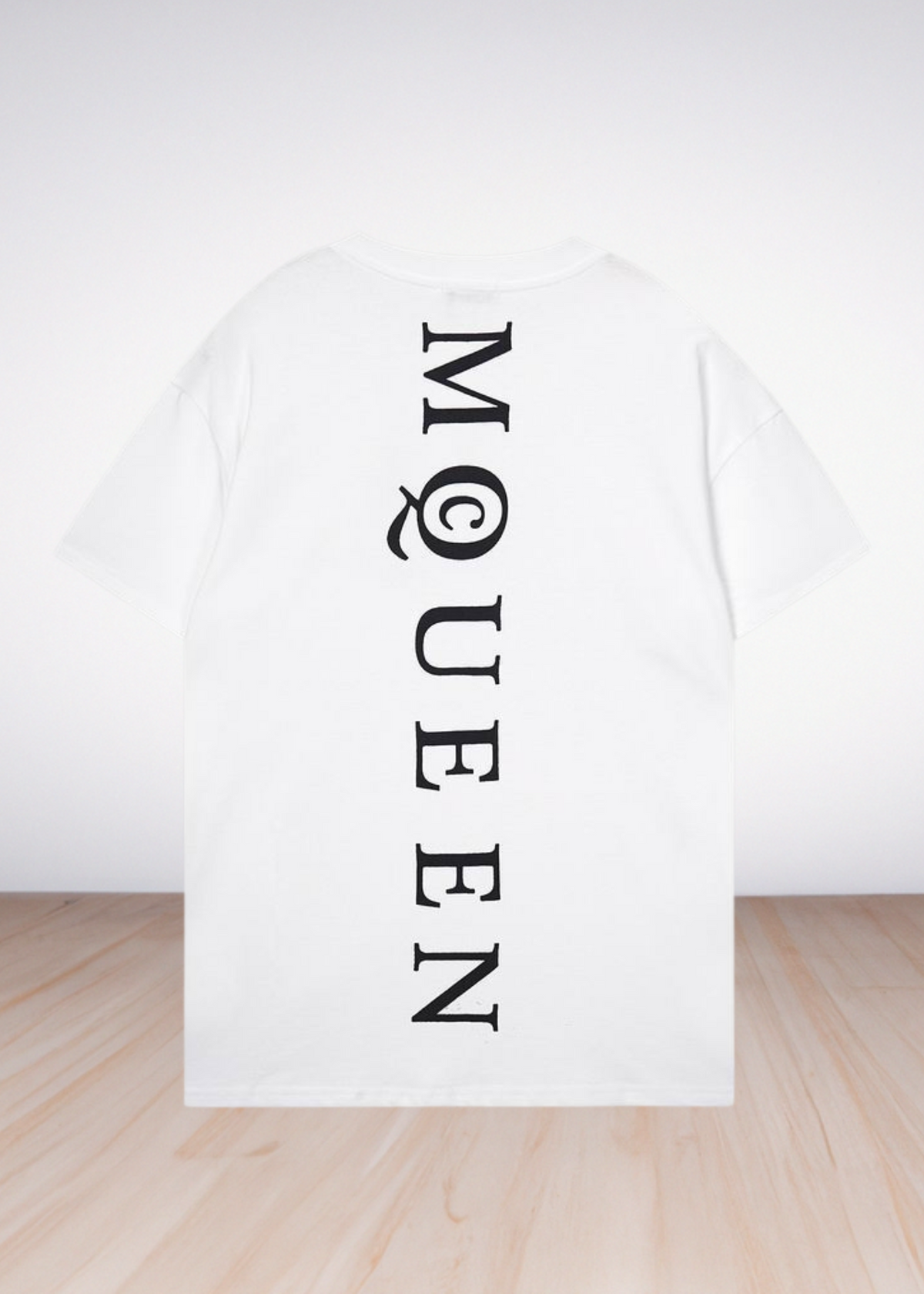 flocked-logo T-shirt