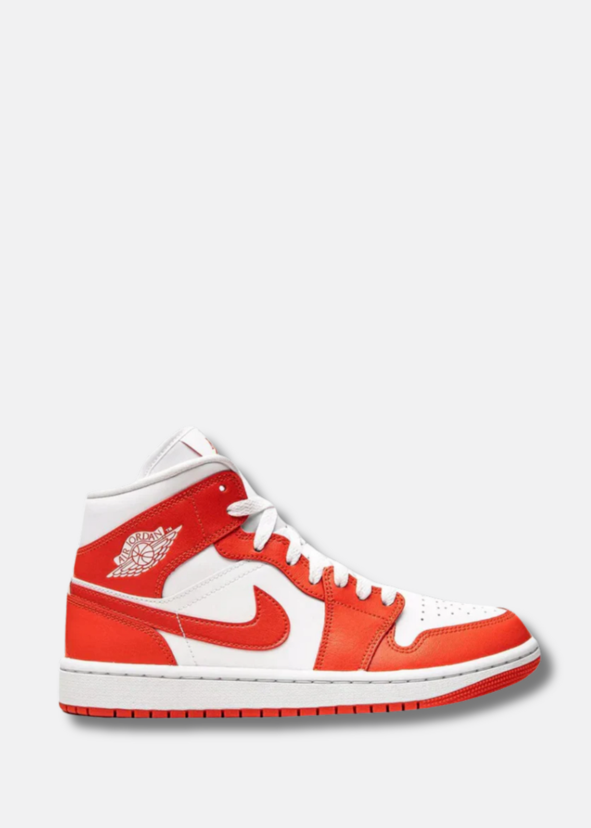 Air Jordan 1 Mid "Orange White" sneakers
