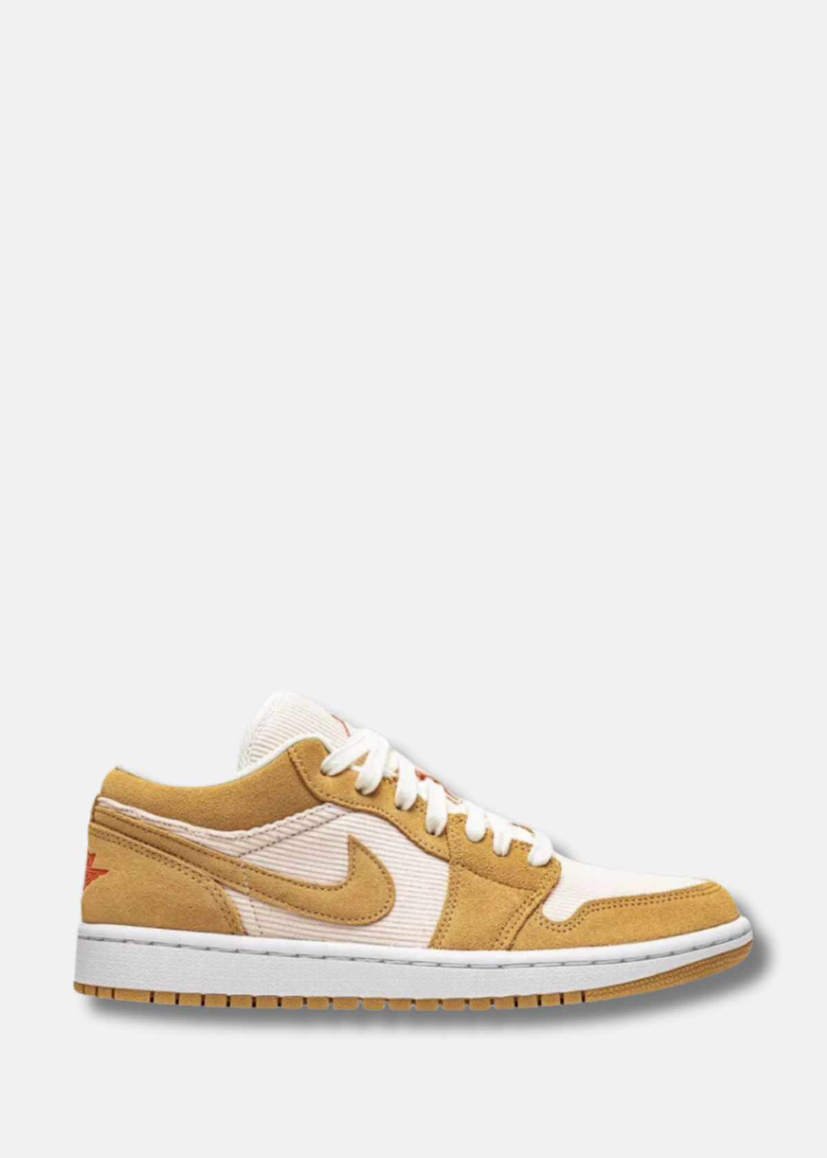 Jordan 1 Low "Twine Orange Quartz Corduroy" sneakers