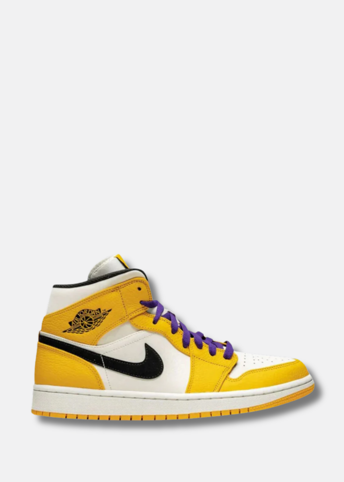 Air Jordan 1 Mid SE "'Lakers' GS University Gold" sneakers