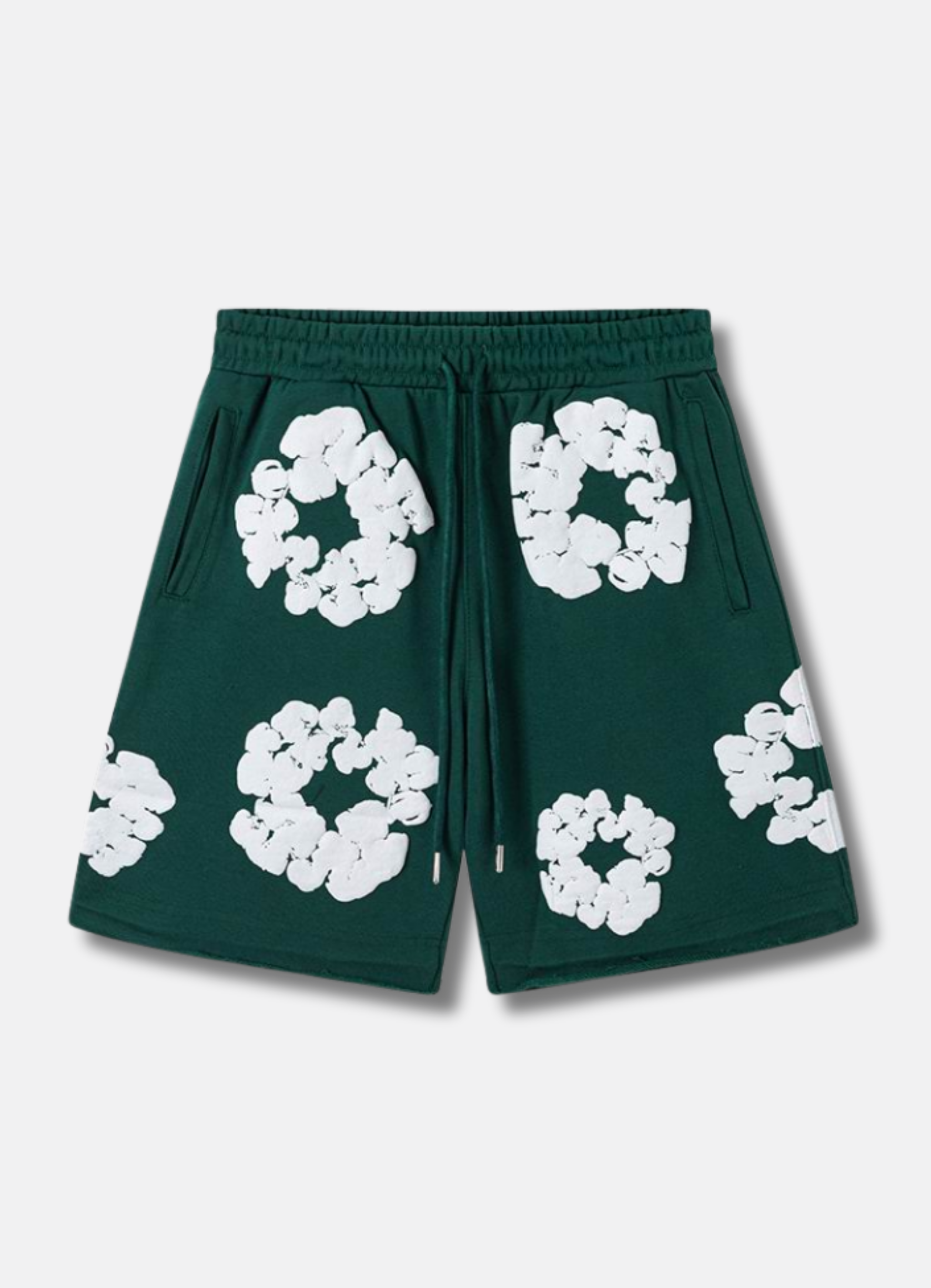 Cotton Wreath Shorts Green