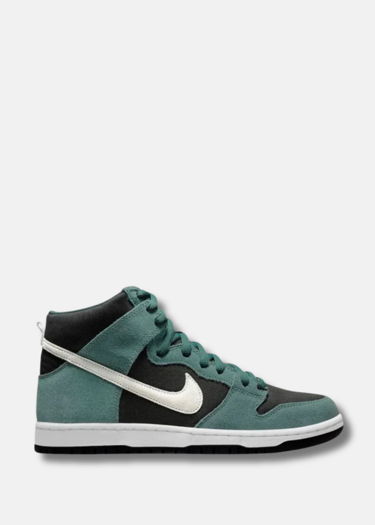 Nike SB Skateboard Dunk high Skate Shoes Black/Green
