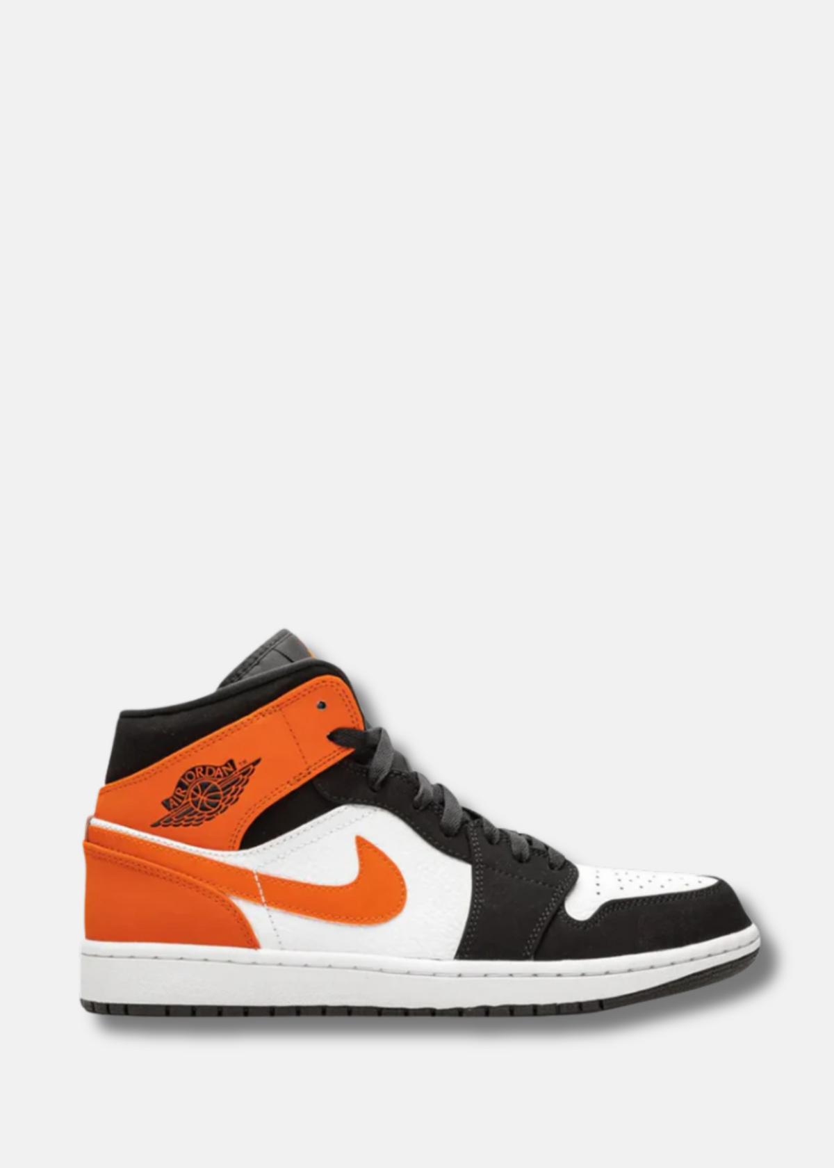 Air Jordan 1 Mid "Shattered Orange" backboard
