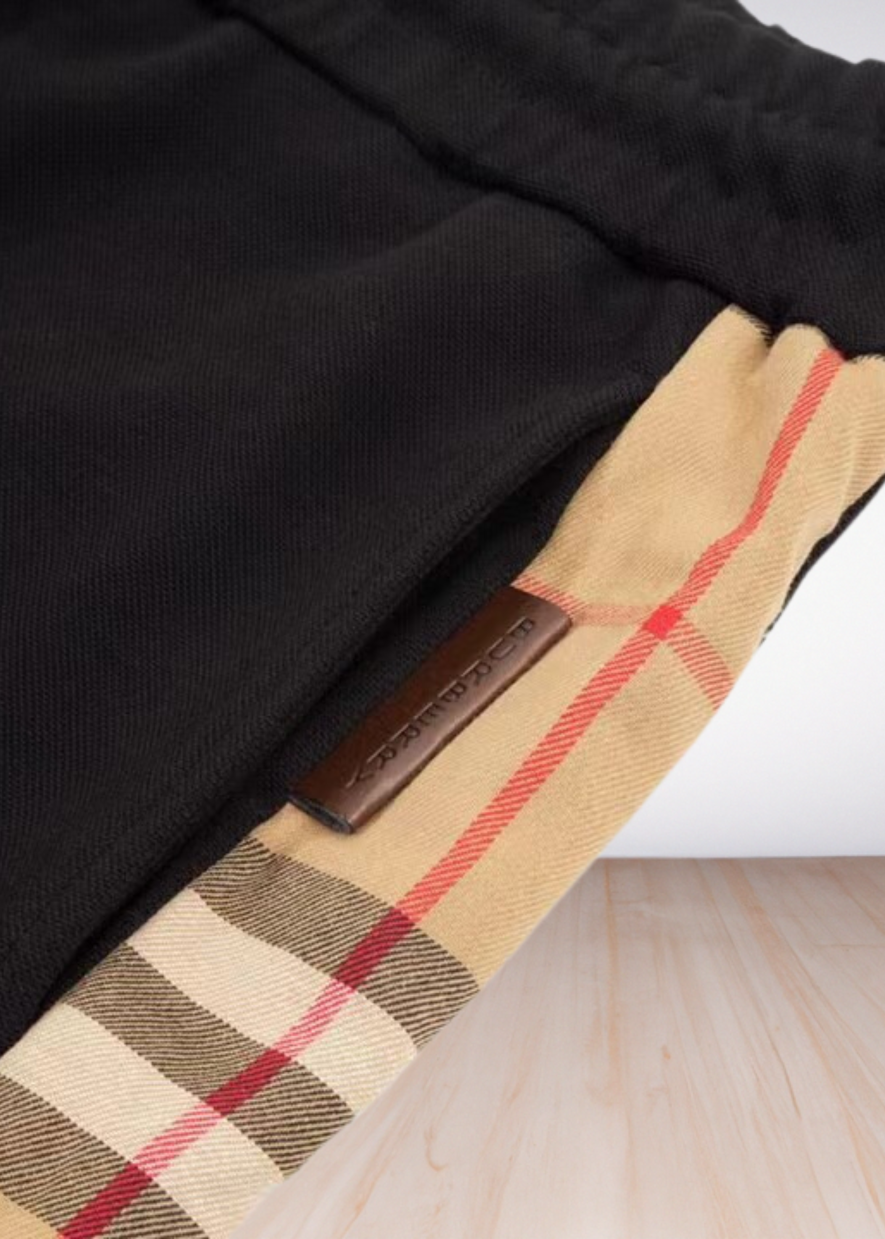 ברברי מכנסיים צבע שחור Checkford Pants