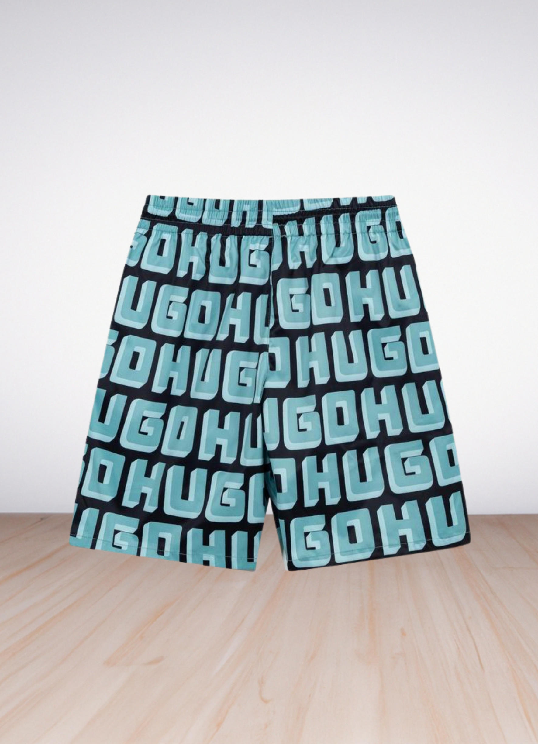 Logo Printed Quick-Dry Swim Shorts בגד ים