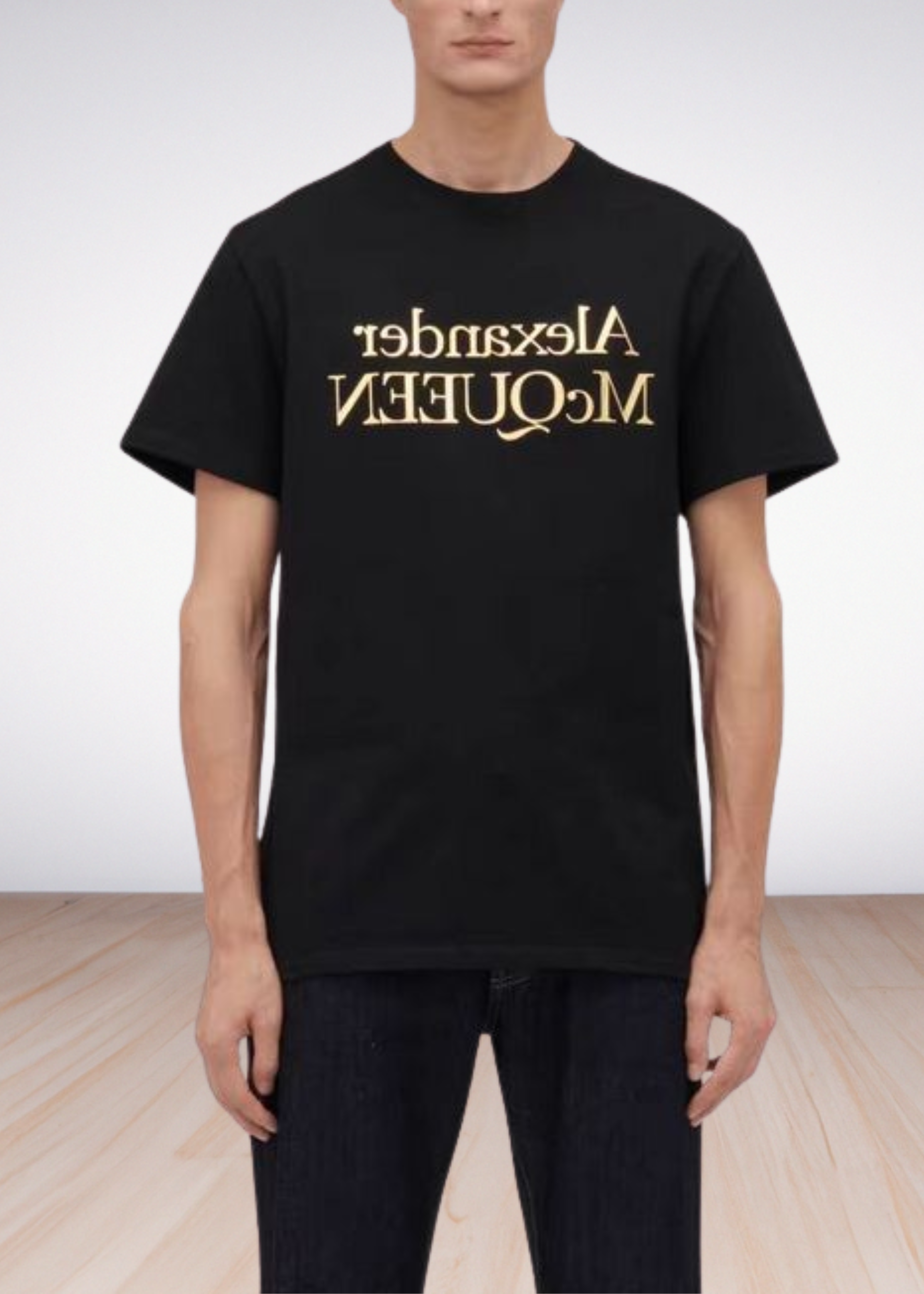 flocked-logo T-shirt