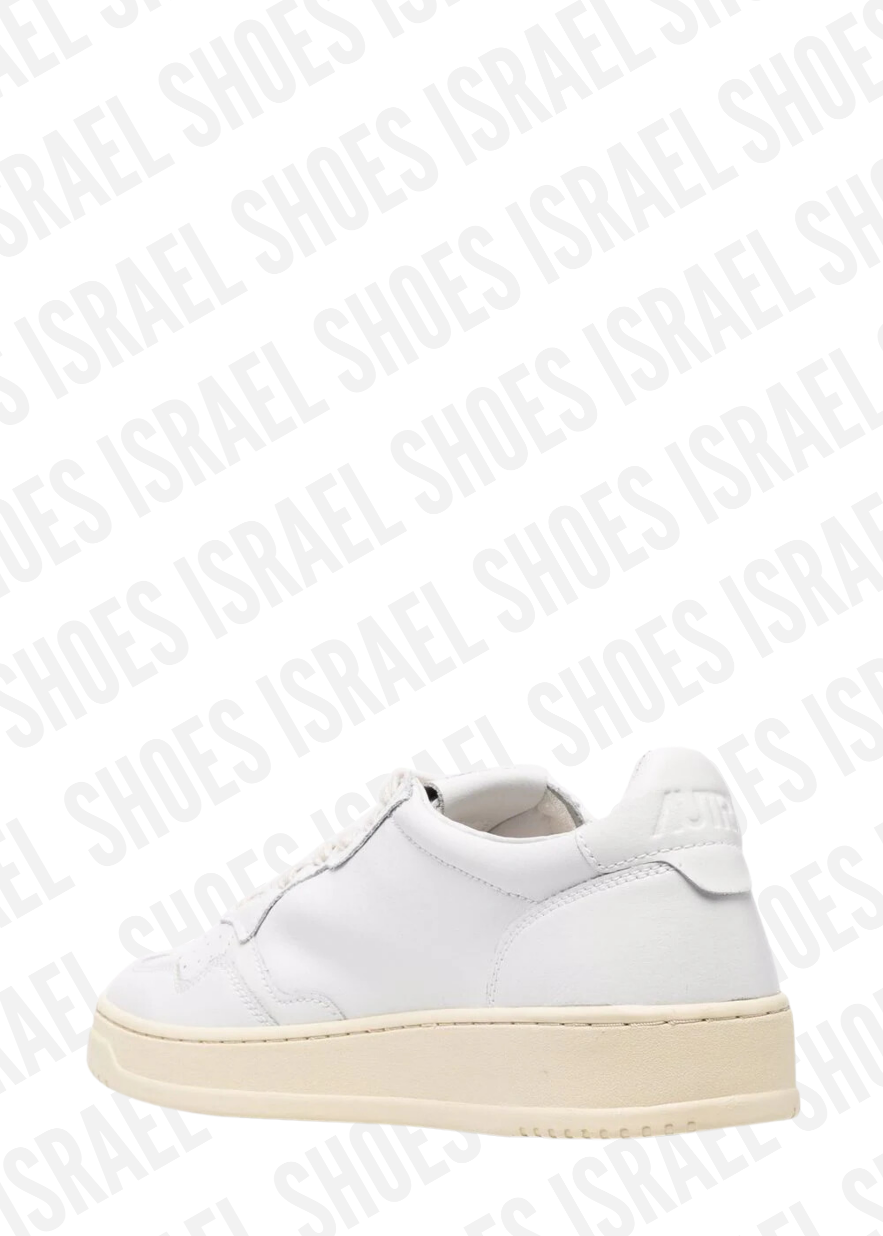 embroidered-logo lace-up sneakers