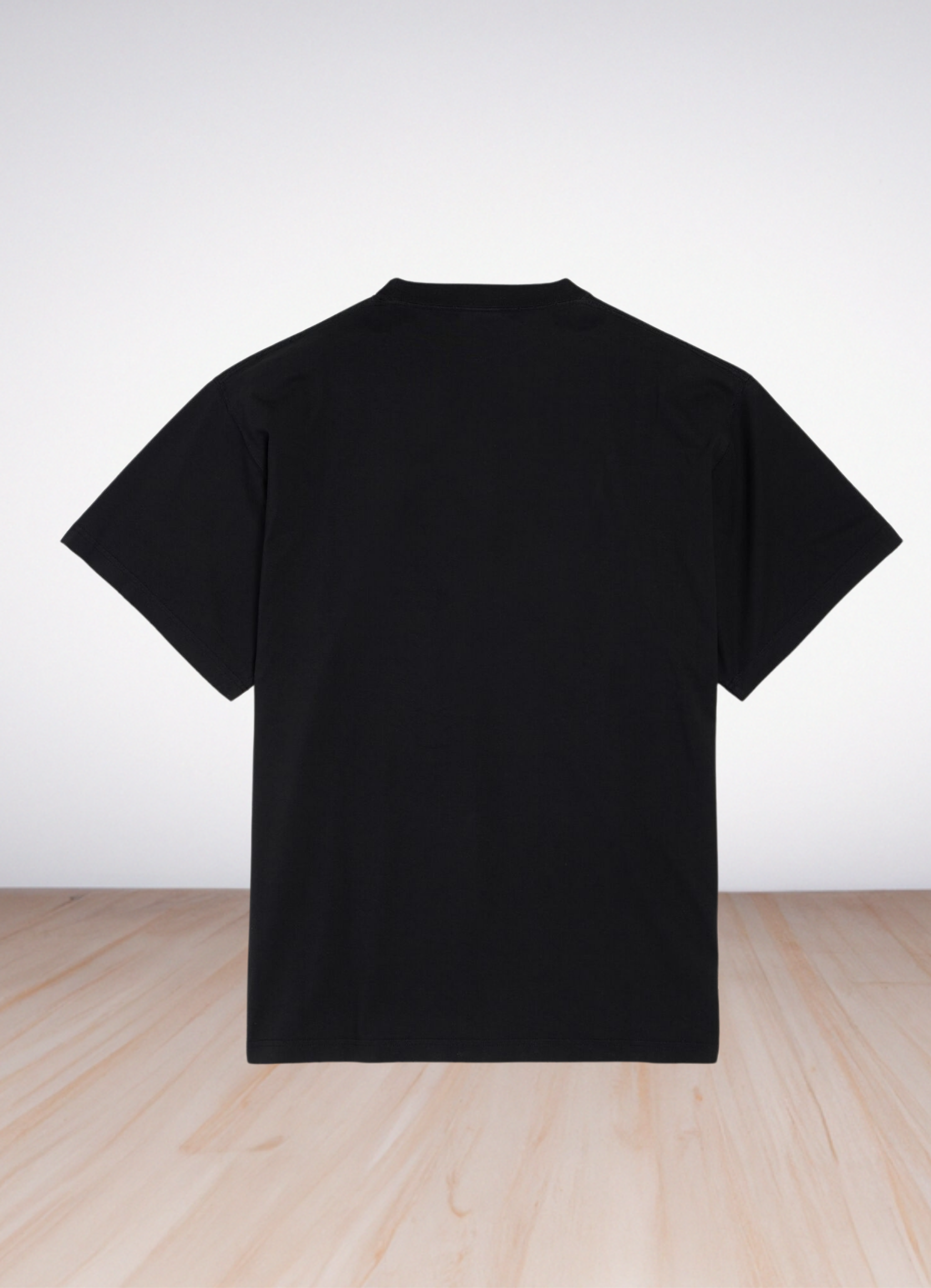 Sacré Coeur Oversized T-Shirt in black dry jersey