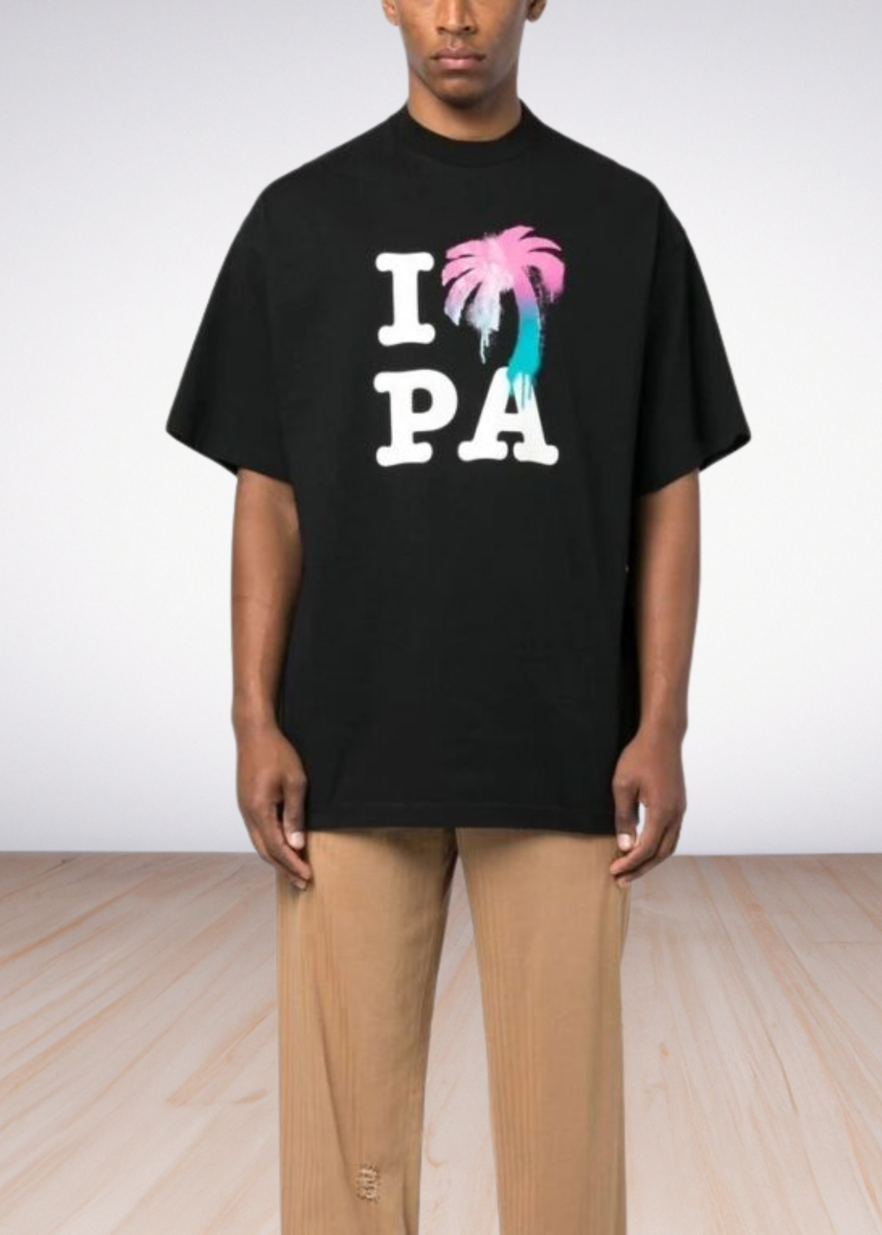 Logo Print T shirt