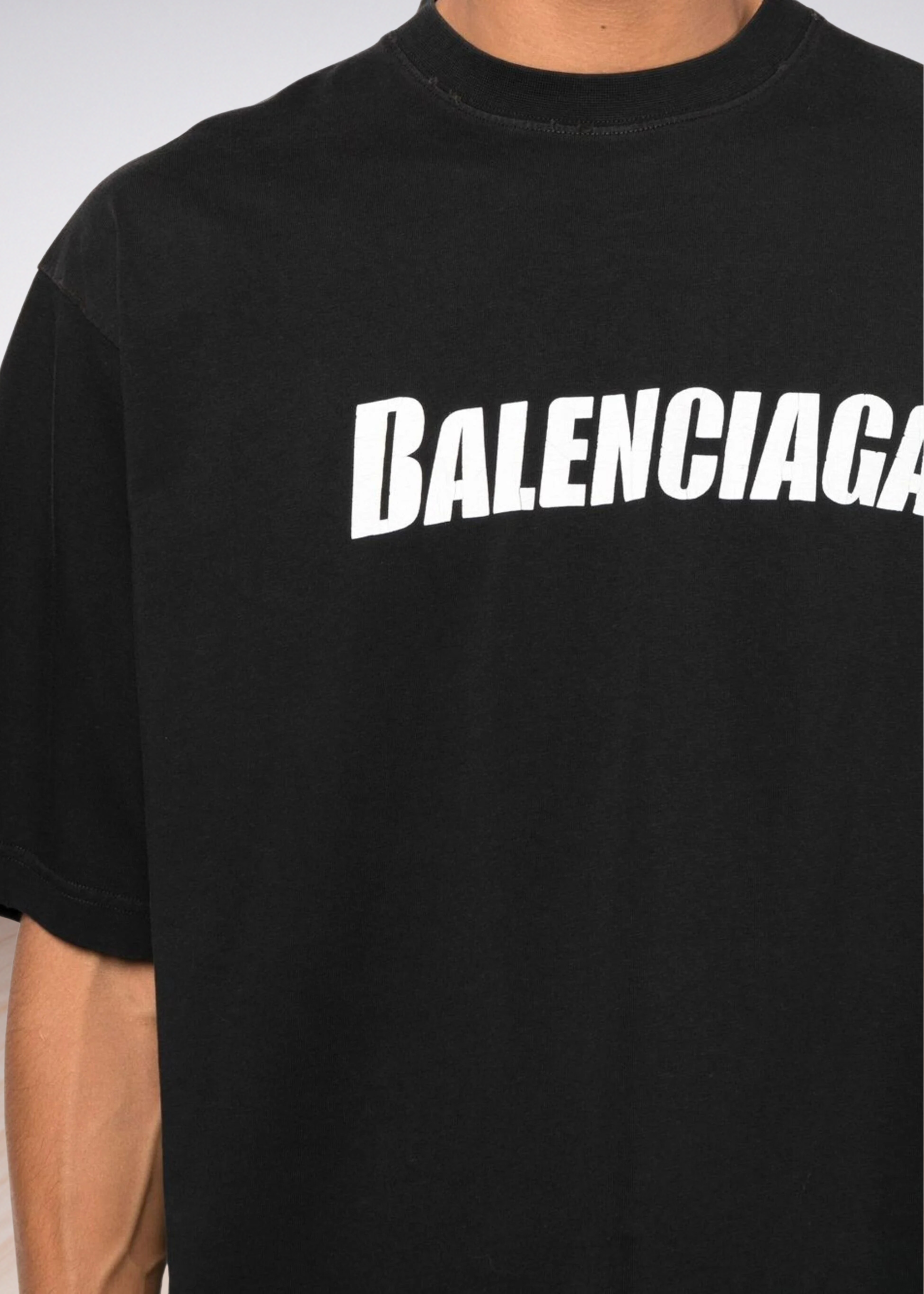 Logo Print oversized t shirt Fit