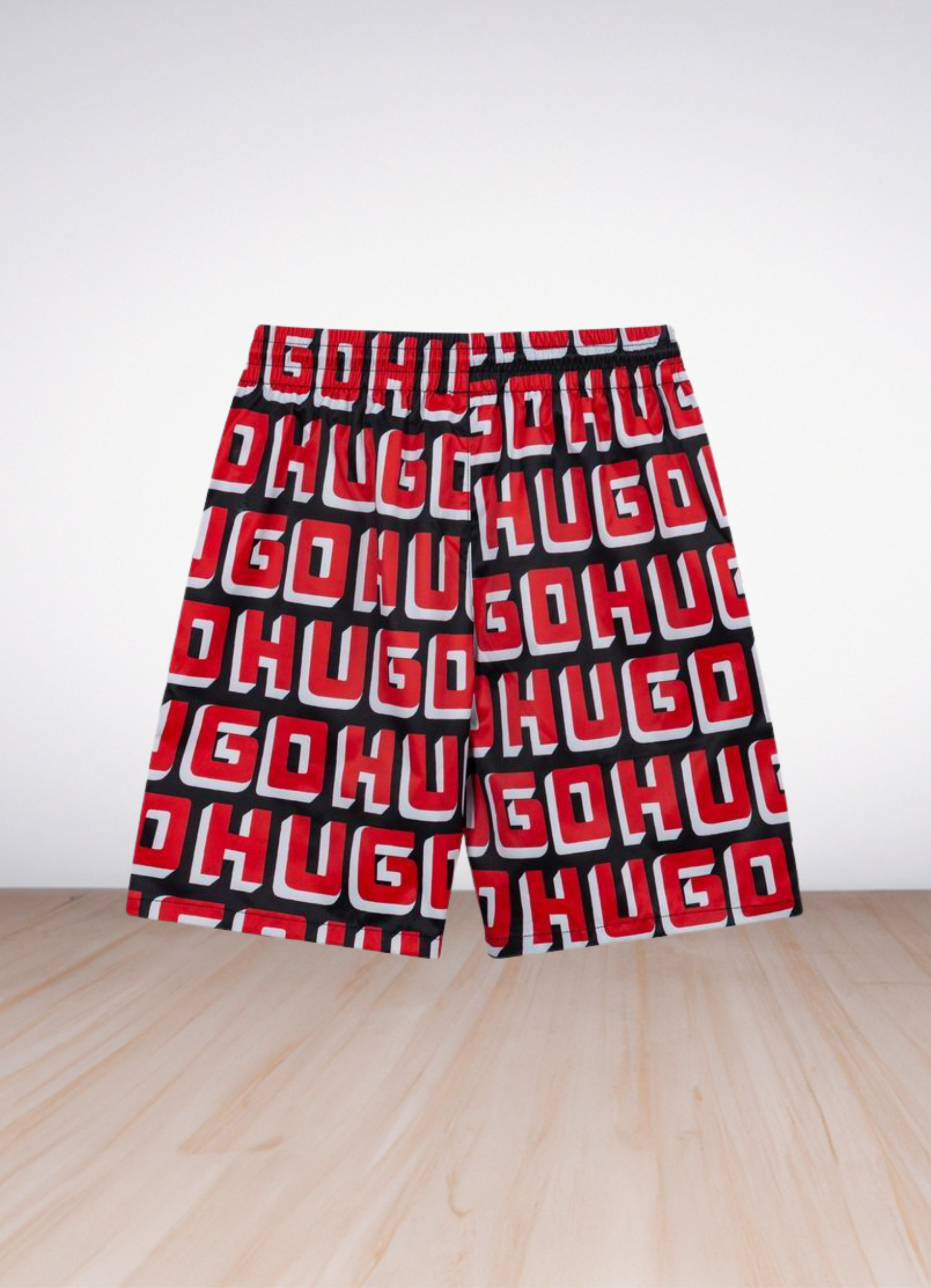 Logo Printed Quick-Dry Swim Shorts בגד ים