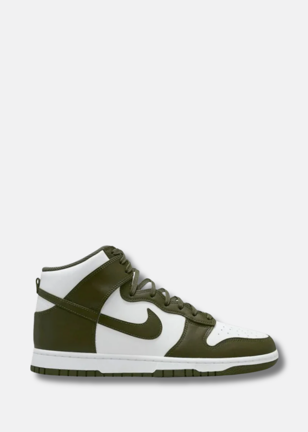 Nike Dunk High Retro "Cargo Khaki" olive green sneakers