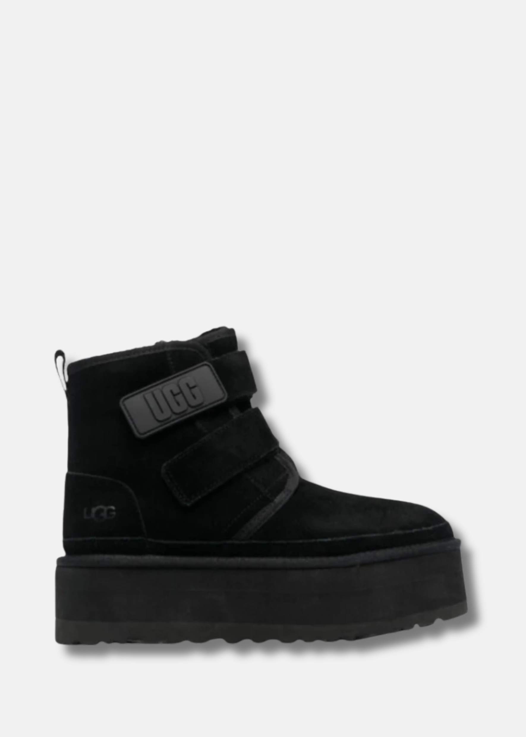 flatform double-strap boots