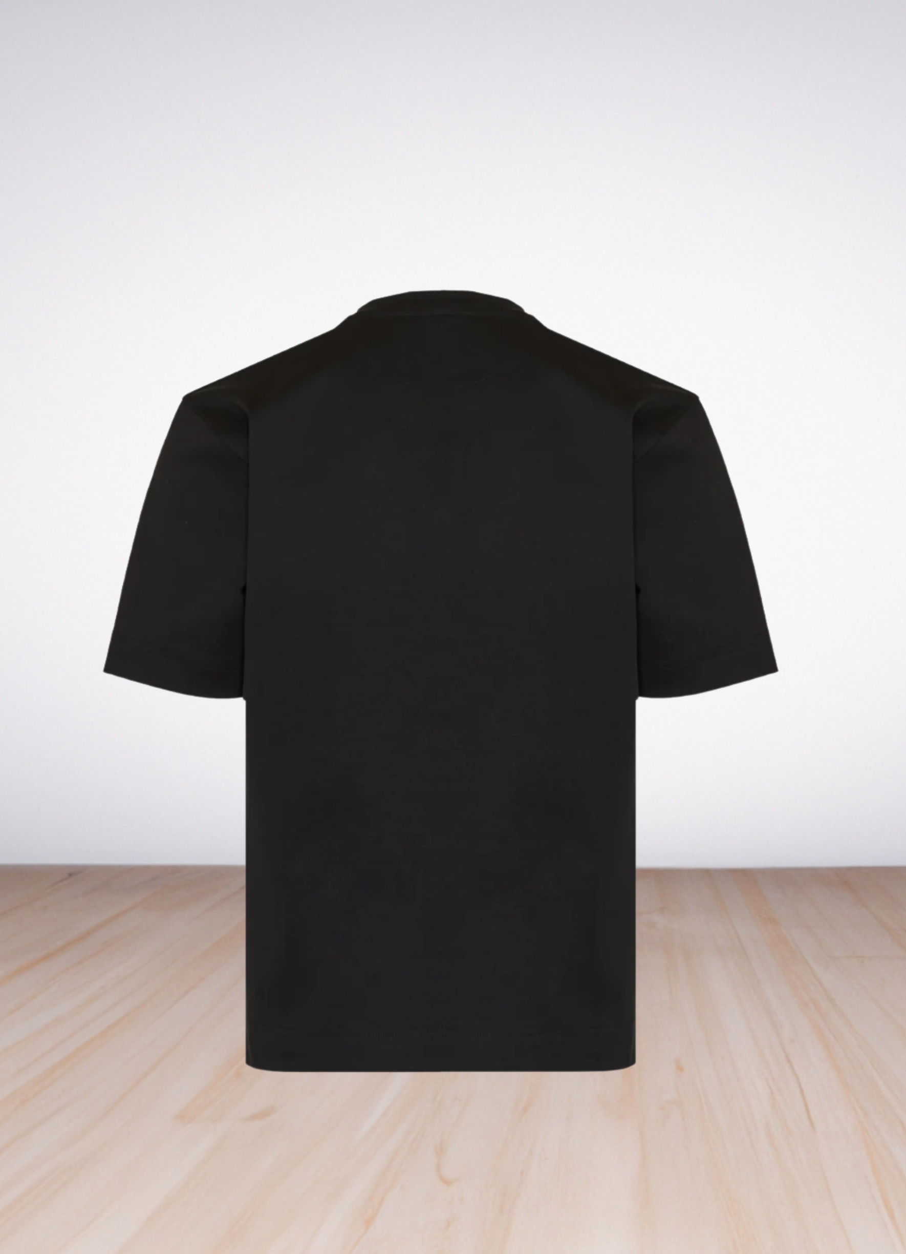 logo short-sleeve black טי שירט אובר סייז בצבע שחור