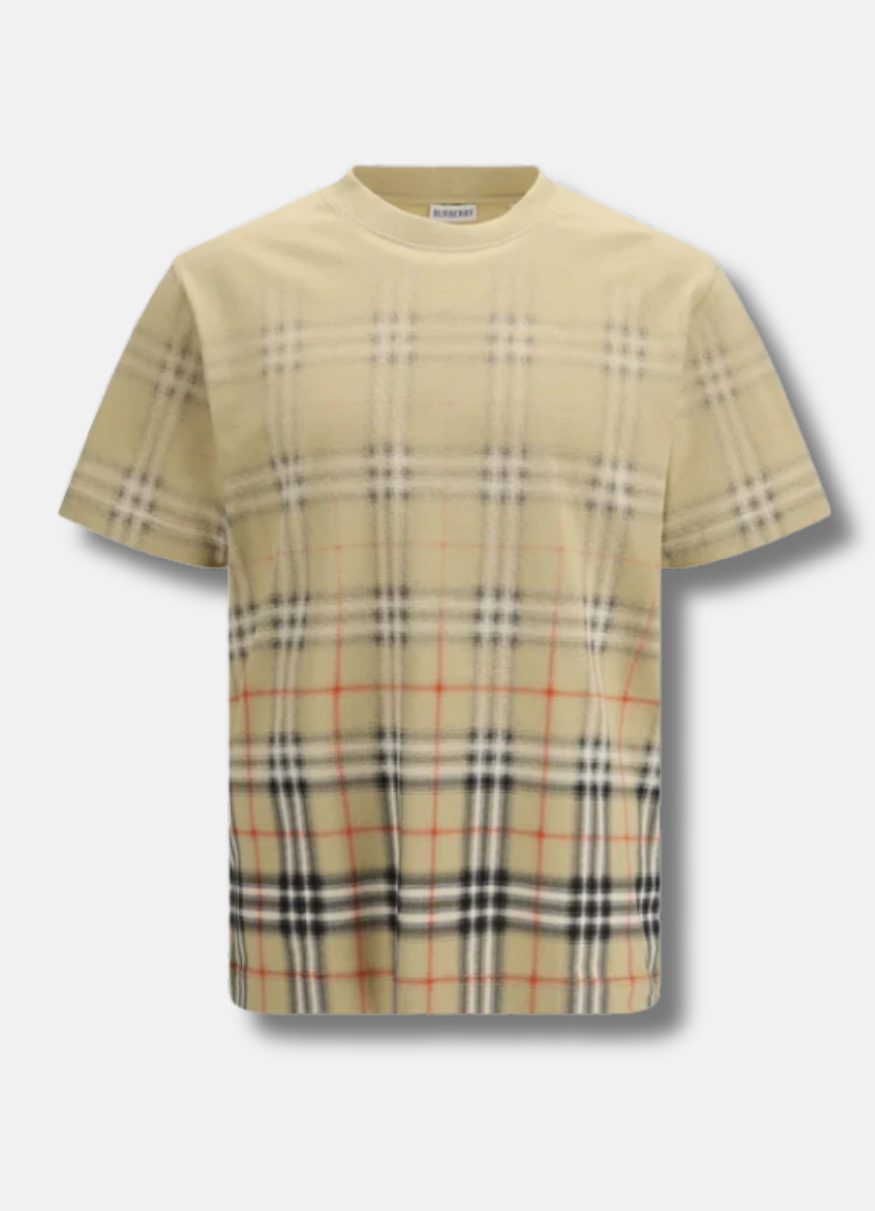 Check Cotton T-Shirt