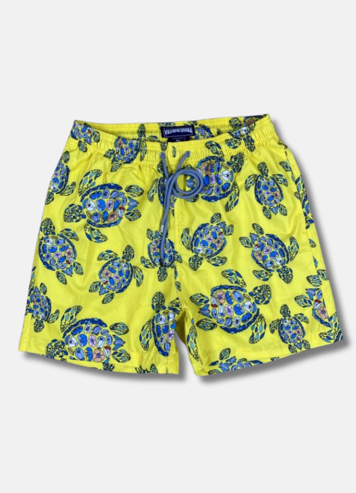 Turtle printed swim shorts בגד ים
