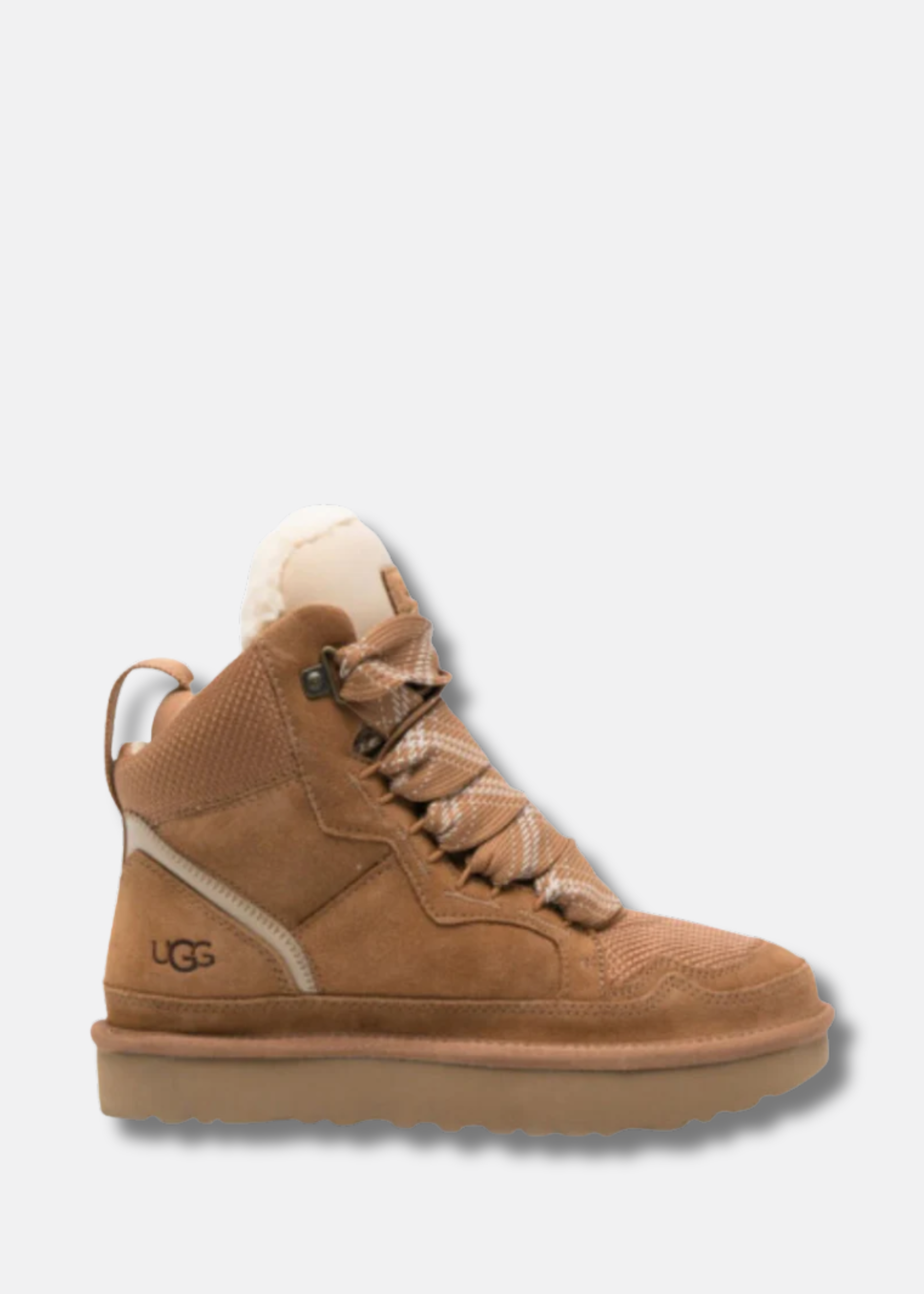 Highmel lace-up suede sneakers