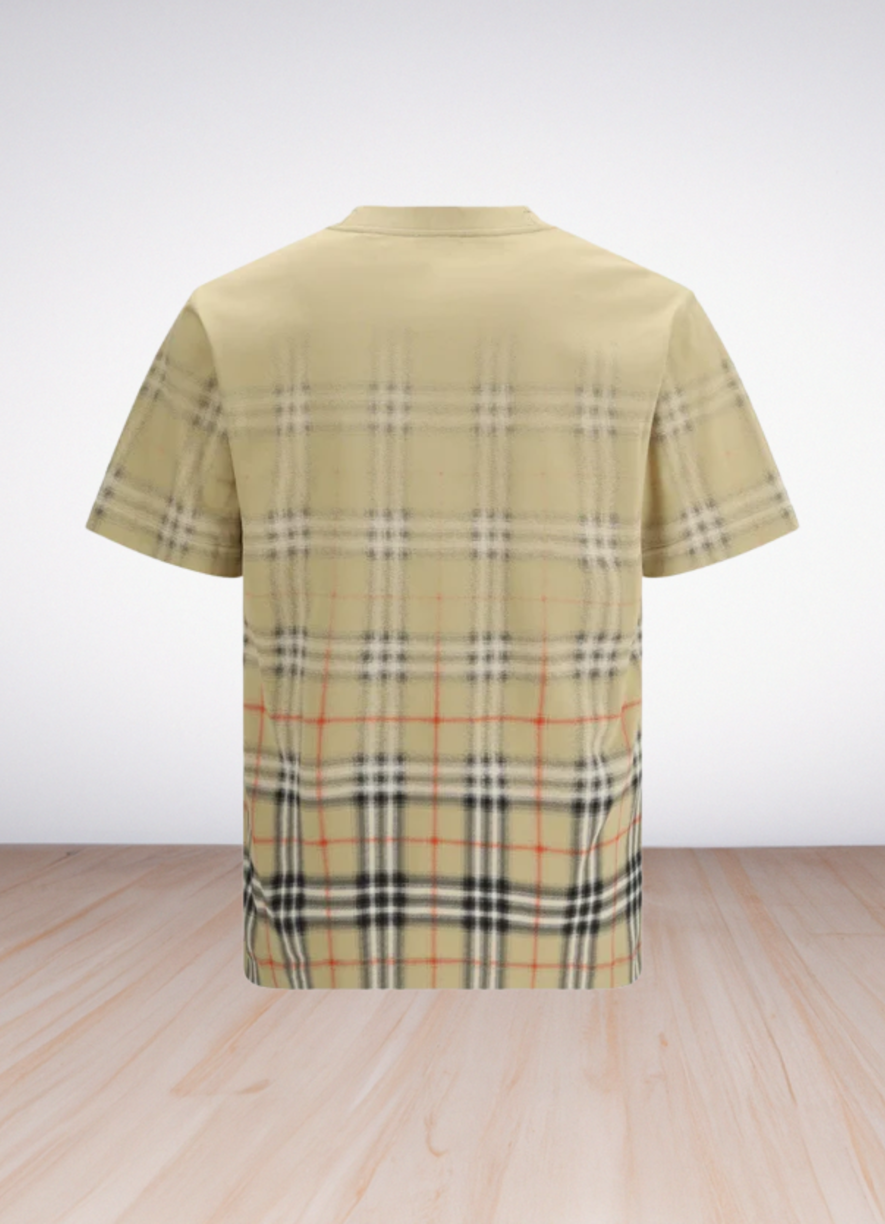 Check Cotton T-Shirt