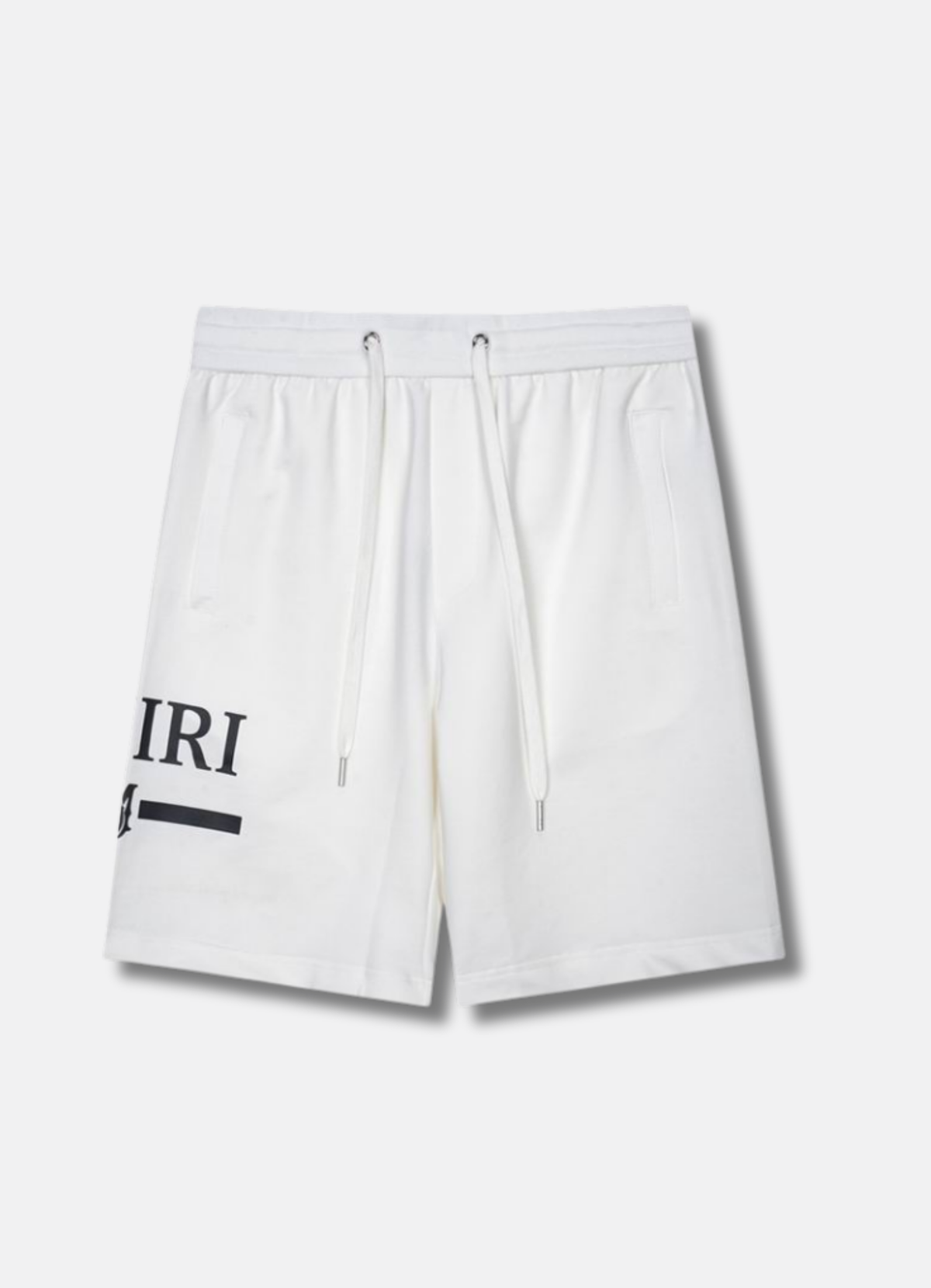 Logo Print Shorts White