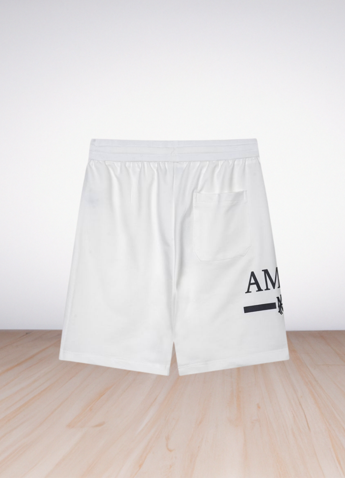 Logo Print Shorts White