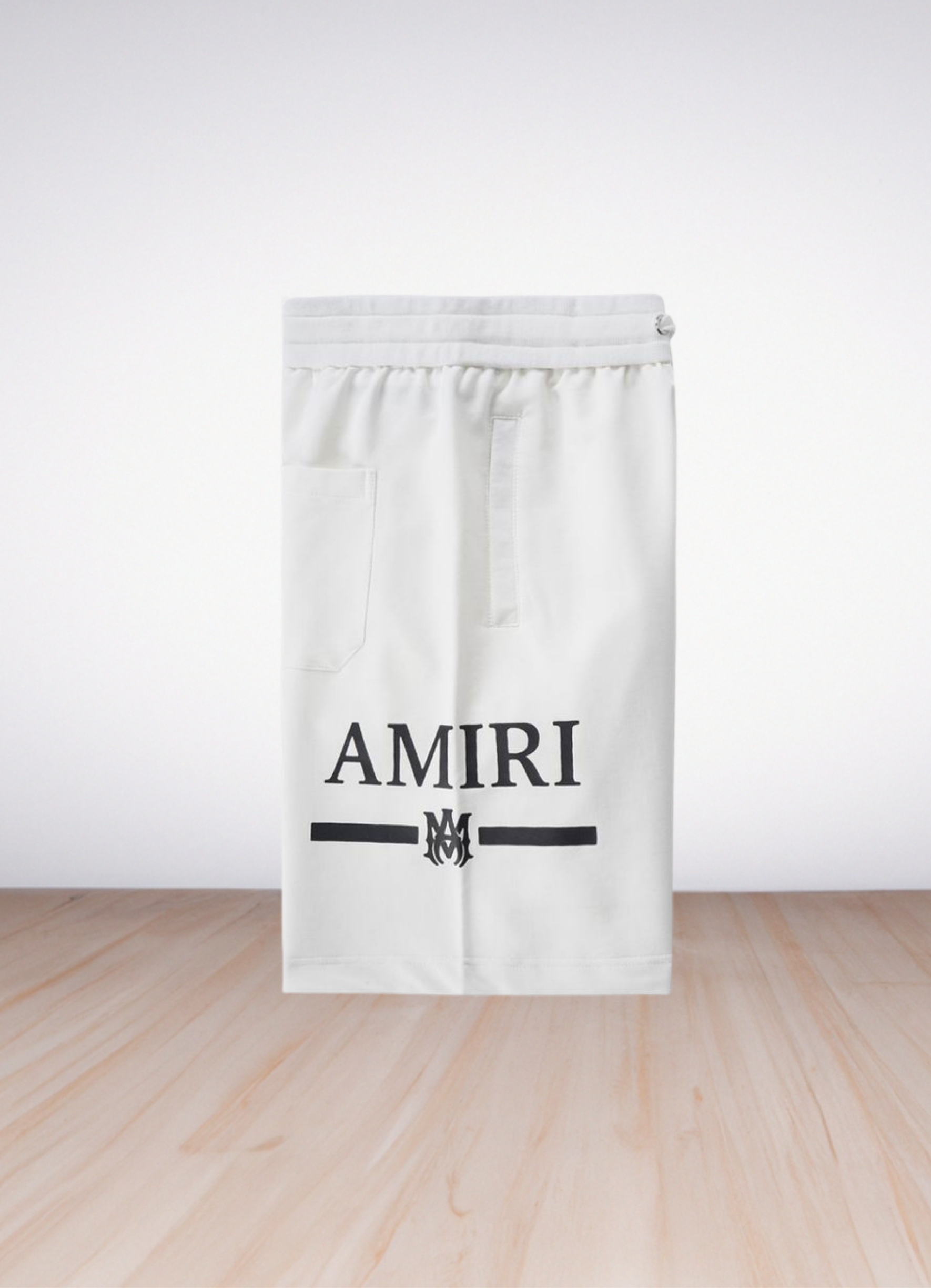Logo Print Shorts White