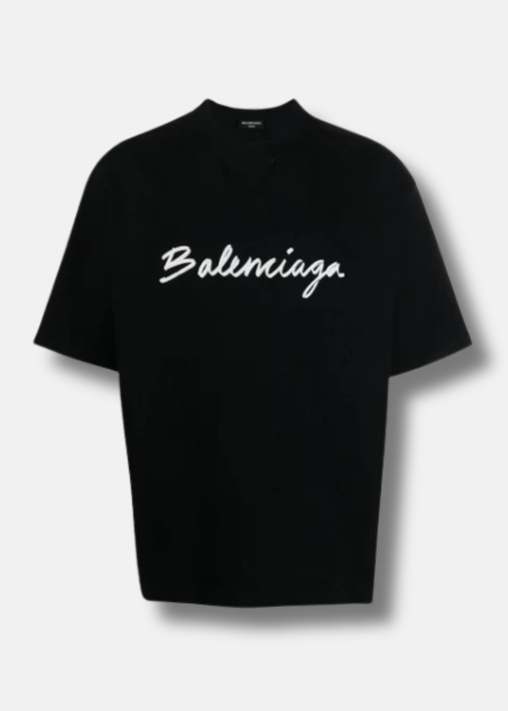 logo print distressed-finish T-shirt Black