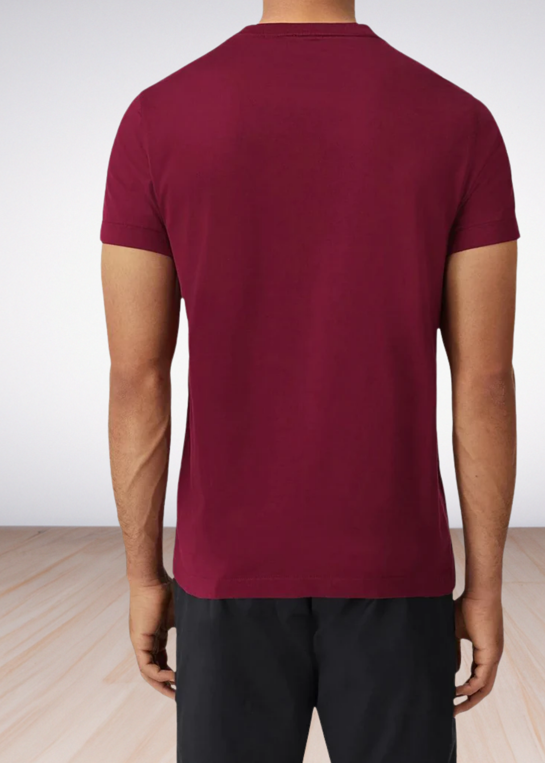 logo-embroider cotton T-shirt