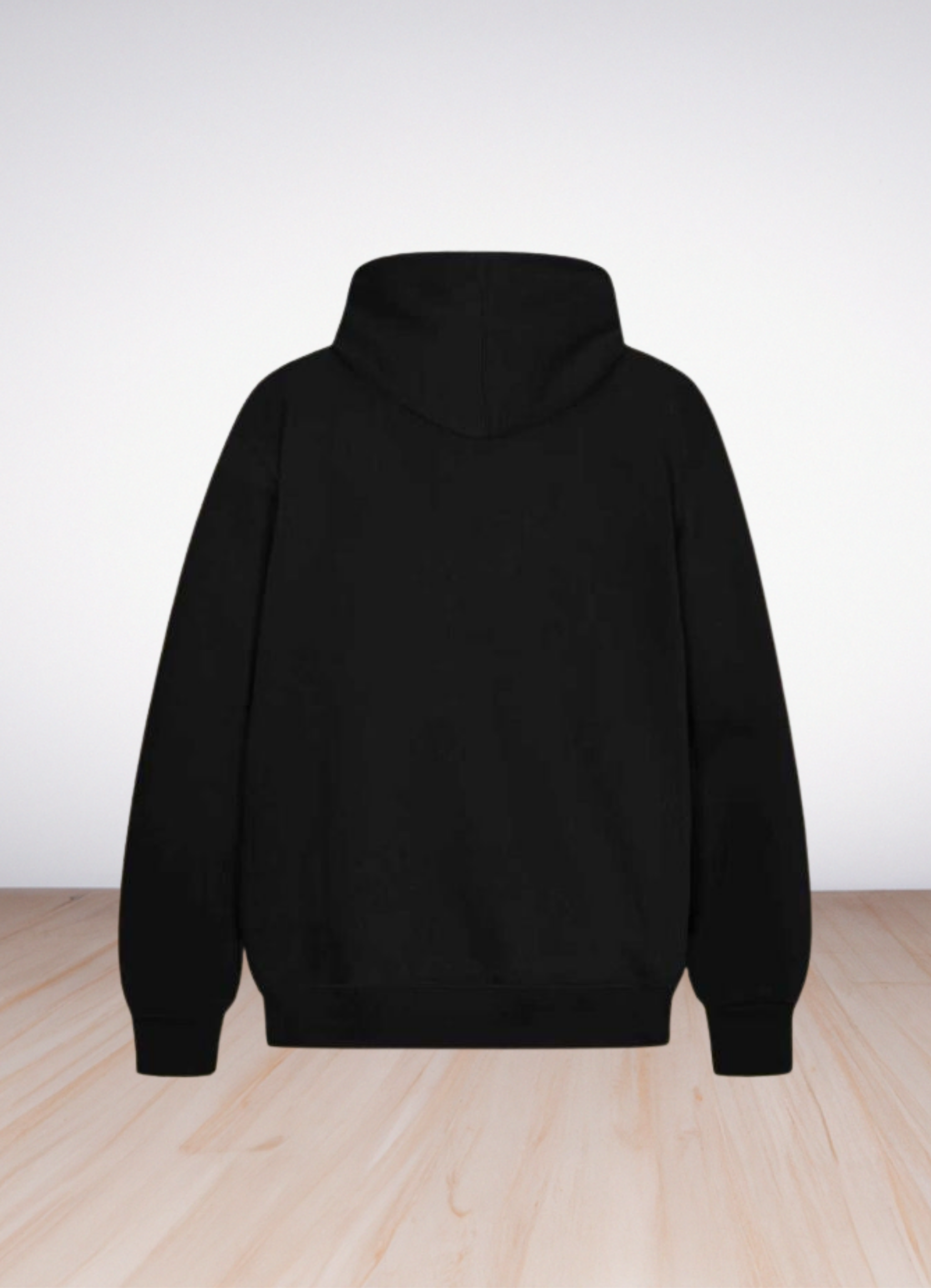 PARIS Logo graphic-print hoodie Black