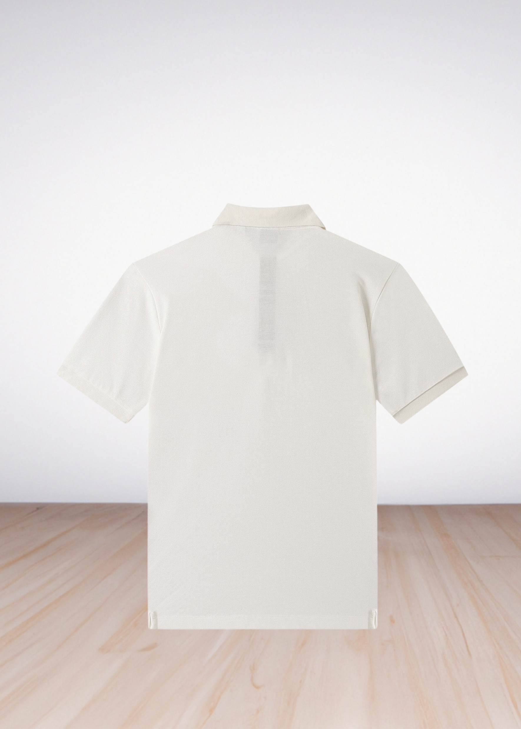 ברברי פולו צבע לבן Logo EmbroideryCotton Polo