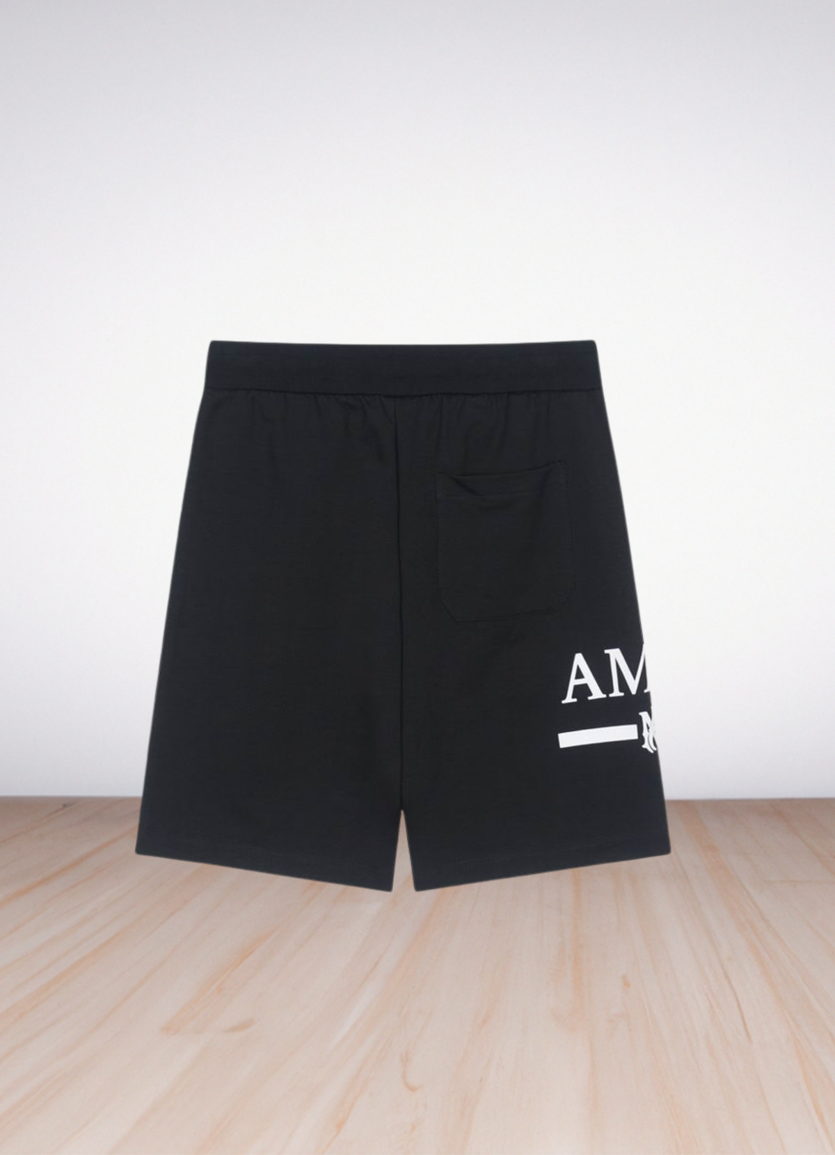 Logo Print Shorts Black